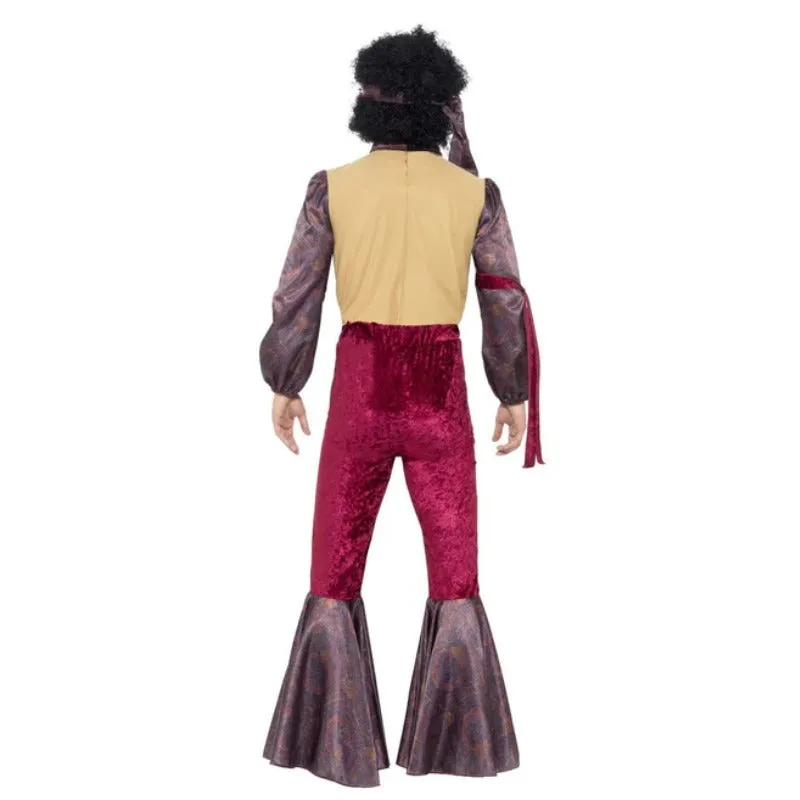 1970s Psychedelic Rocker Costume with Flares