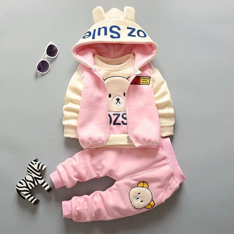 3 Pcs Boys/Girls Pants Suits 9-12M 179520