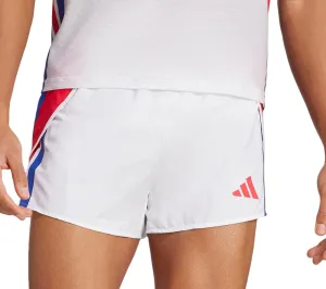 adidas Adizero Retro 3 Inch Mens Running Shorts - White