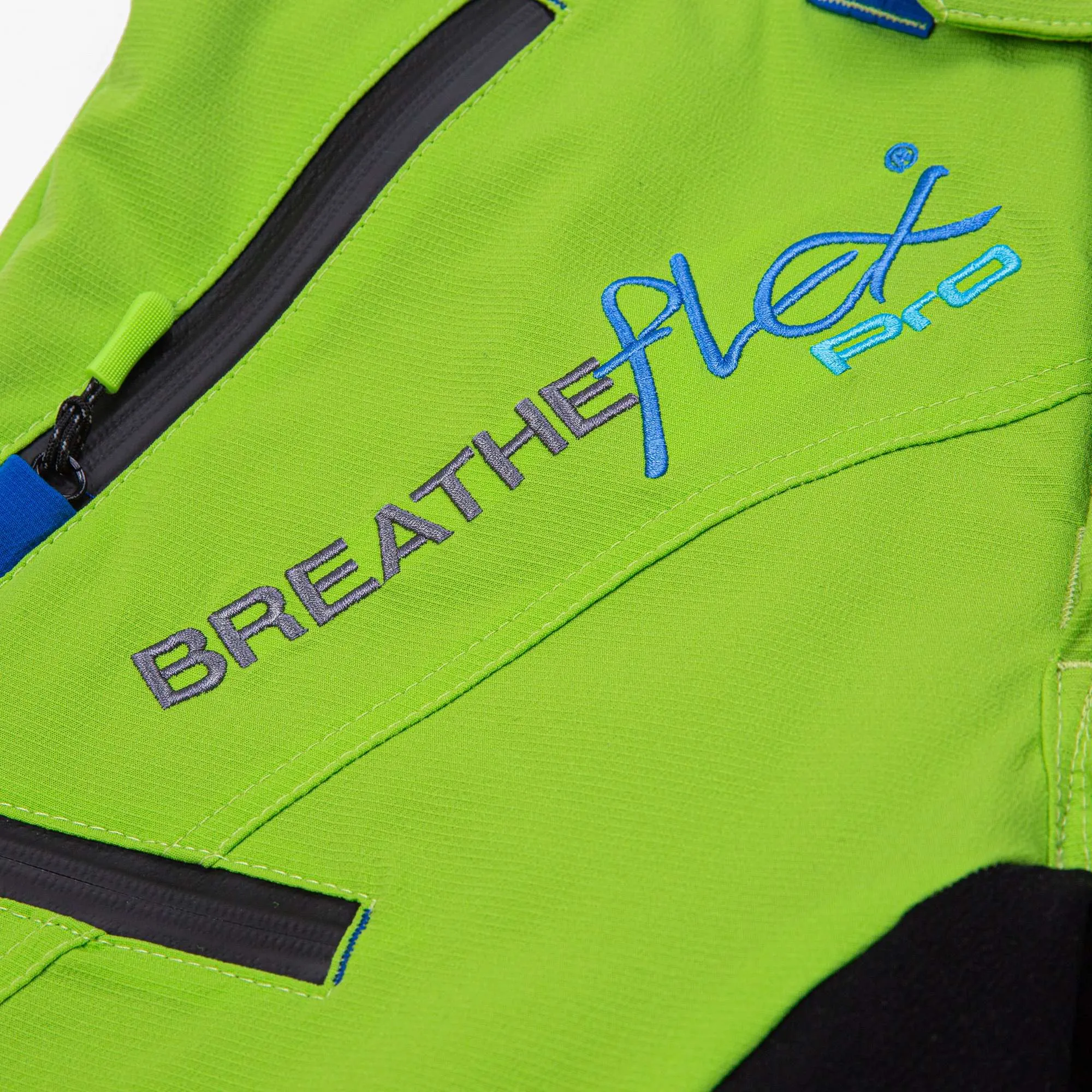 AT4070 Breatheflex Pro Chainsaw Trousers Design C Class 1 - Lime