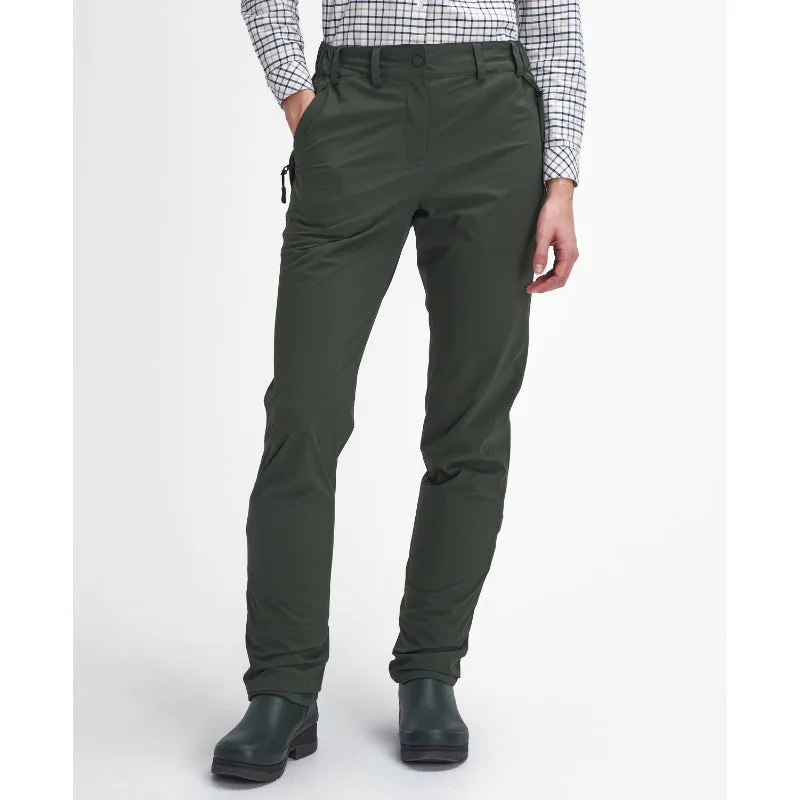 Barbour Beaconsfield Active Waterproof Ladies Trousers - Olive