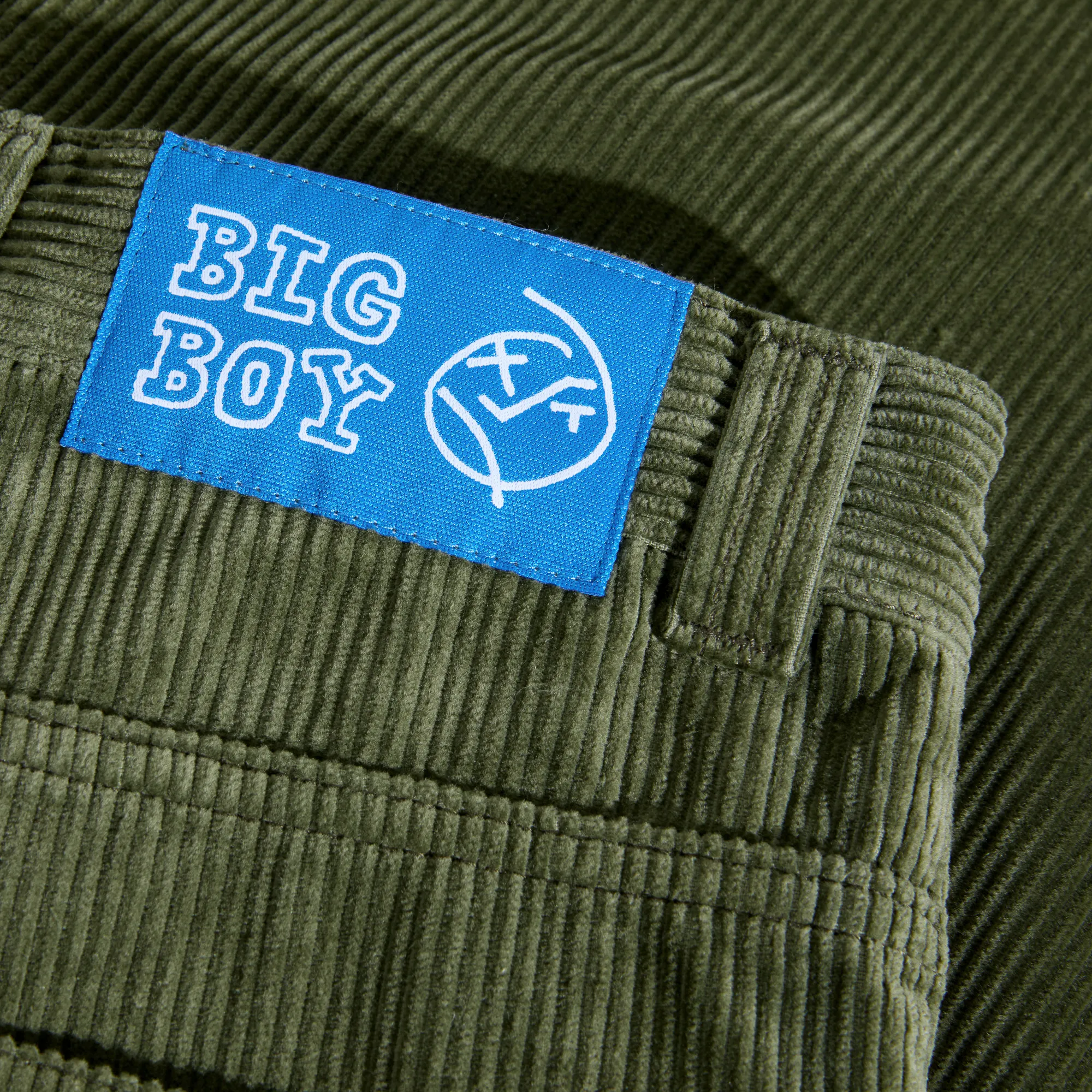 Big Boy Pants Cord Uniform Green