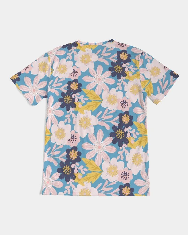 Blue Frisky Floral Men's Tee