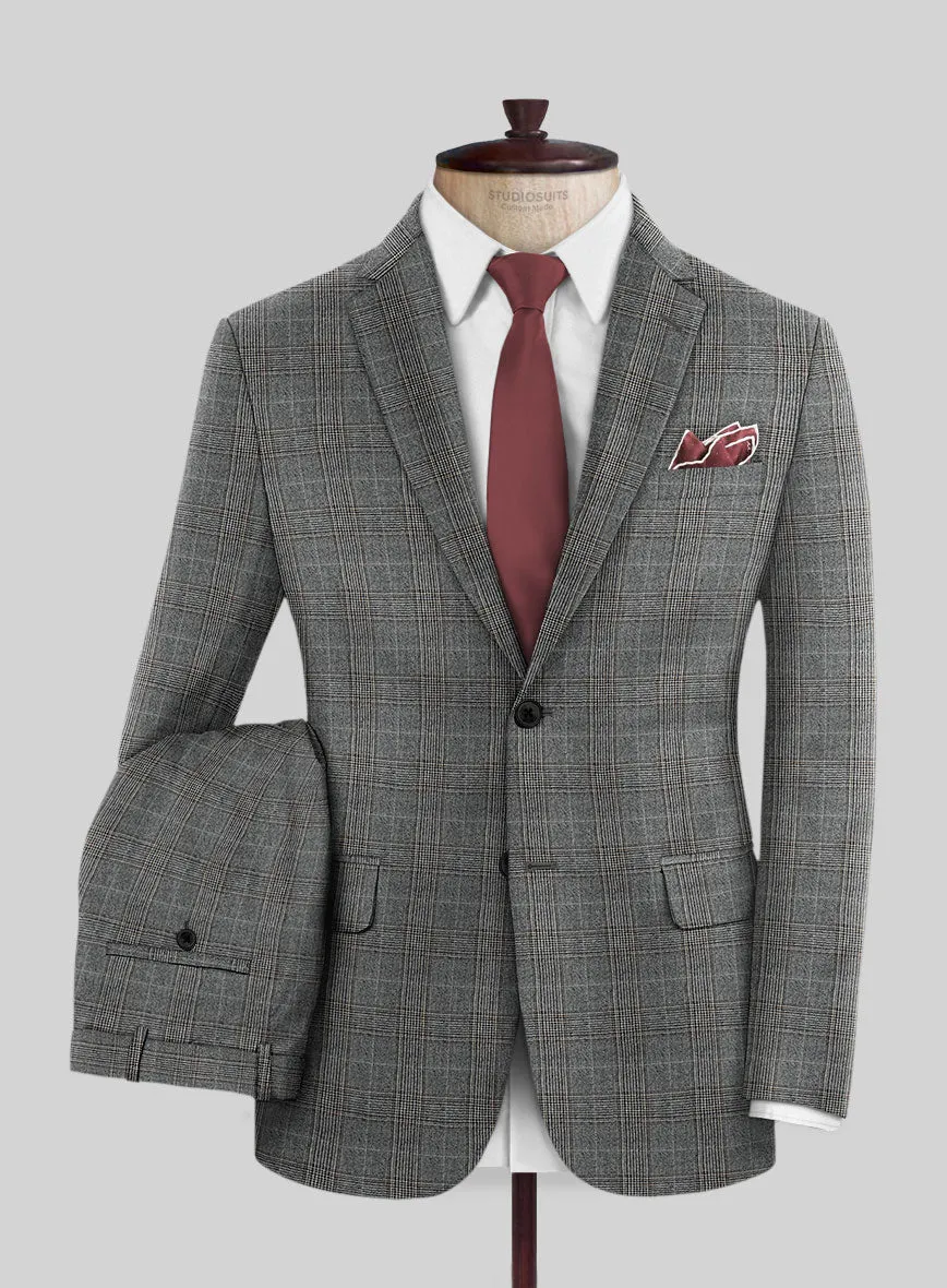 Caccioppoli Xofia Brown Wool Suit