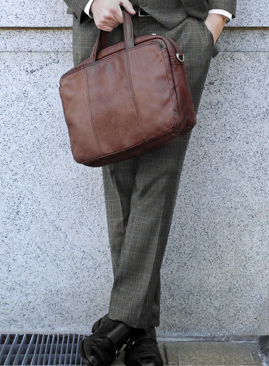 Caccioppoli Xofia Brown Wool Suit