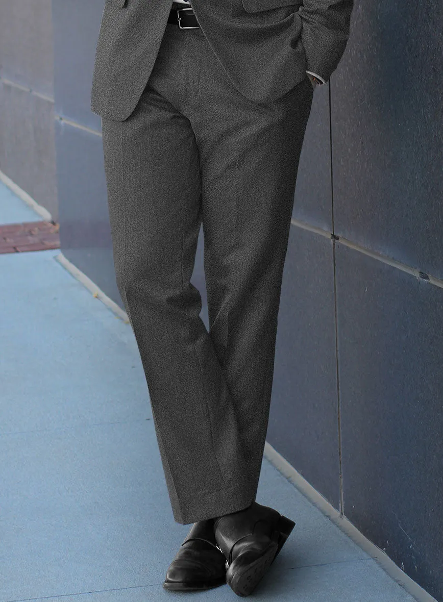 Caccioppoli Yorge Iron Gray Wool Pants