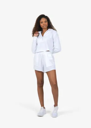 Club LC Terry Short White FINAL SALE