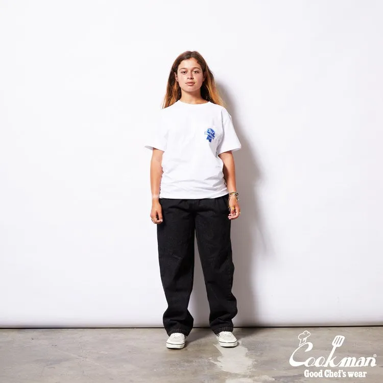 Cookman Chef Pants Semiwide- Denim : Black