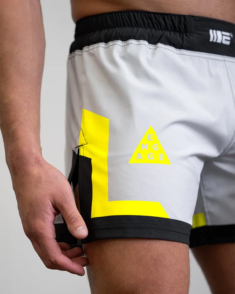 Cool Grey MMA Hybrid Shorts