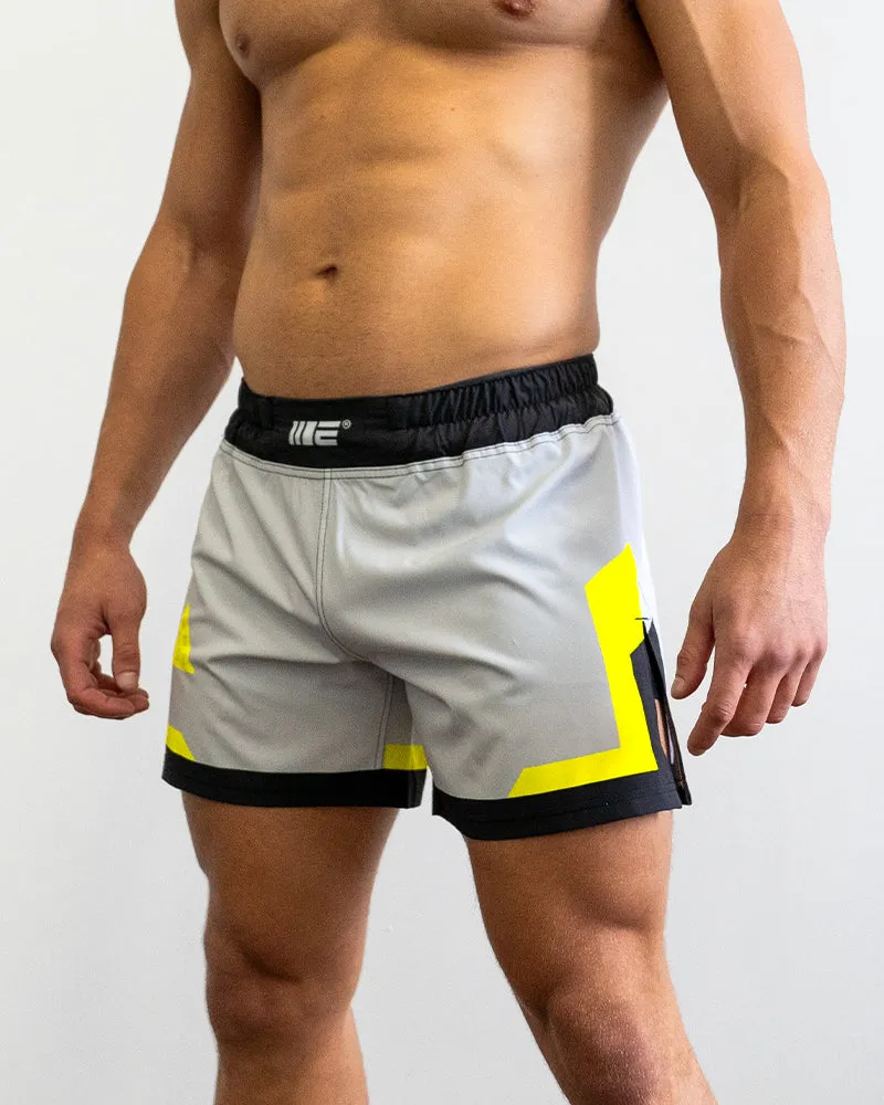 Cool Grey MMA Hybrid Shorts