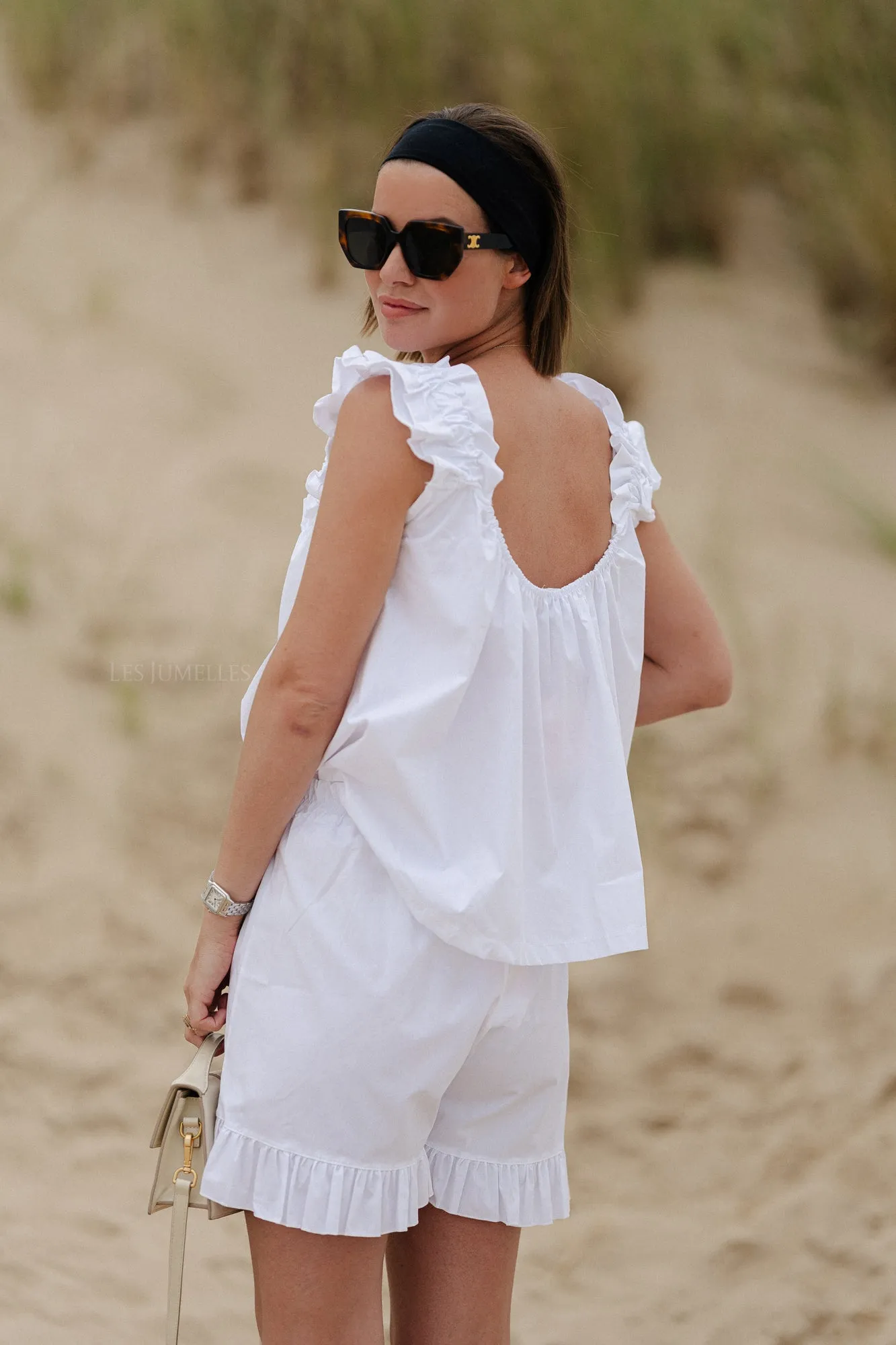 Coralie shorts white