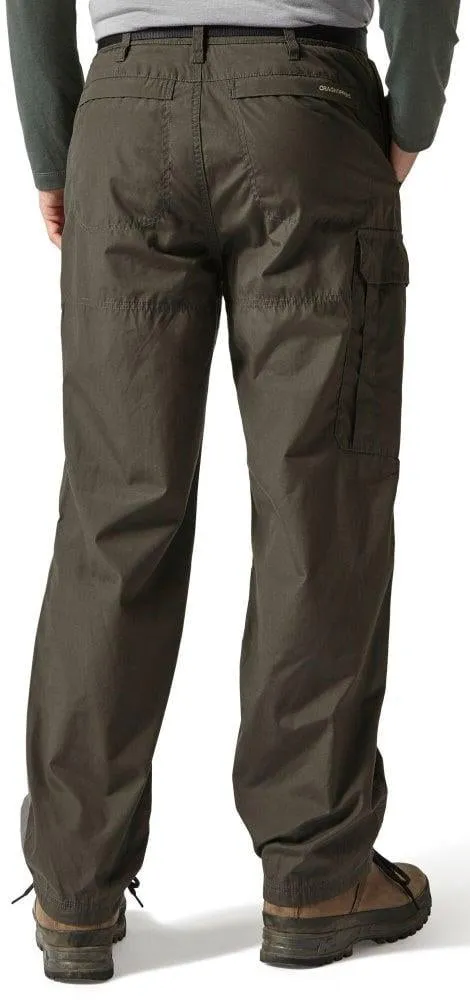 Craghoppers Classic Kiwi (Long) Mens Walking Trousers - Brown