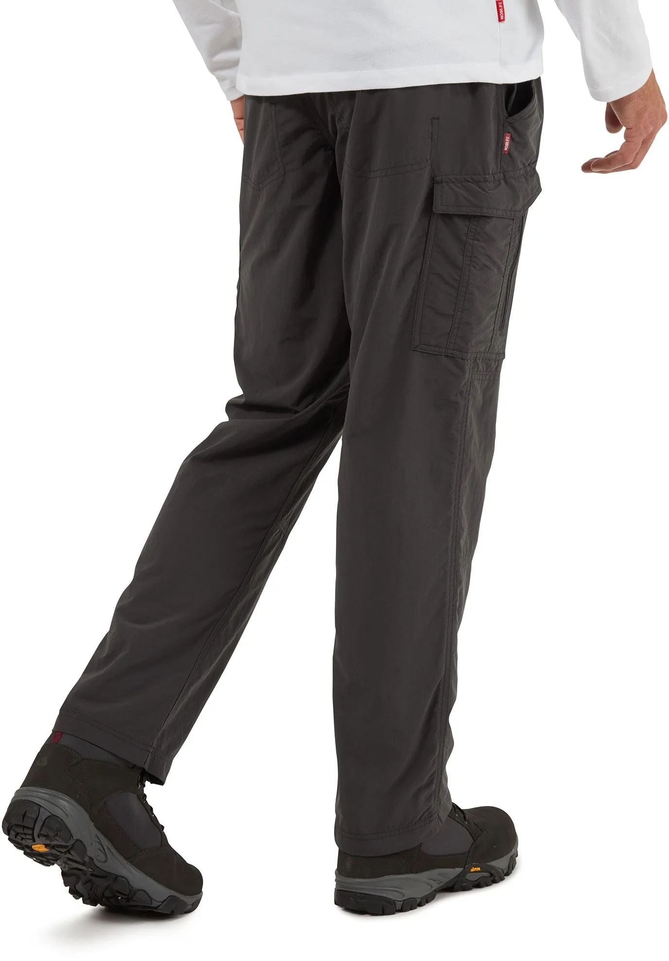 Craghoppers Nosilife Cargo II (Extra Long) Mens Walking Trousers - Black