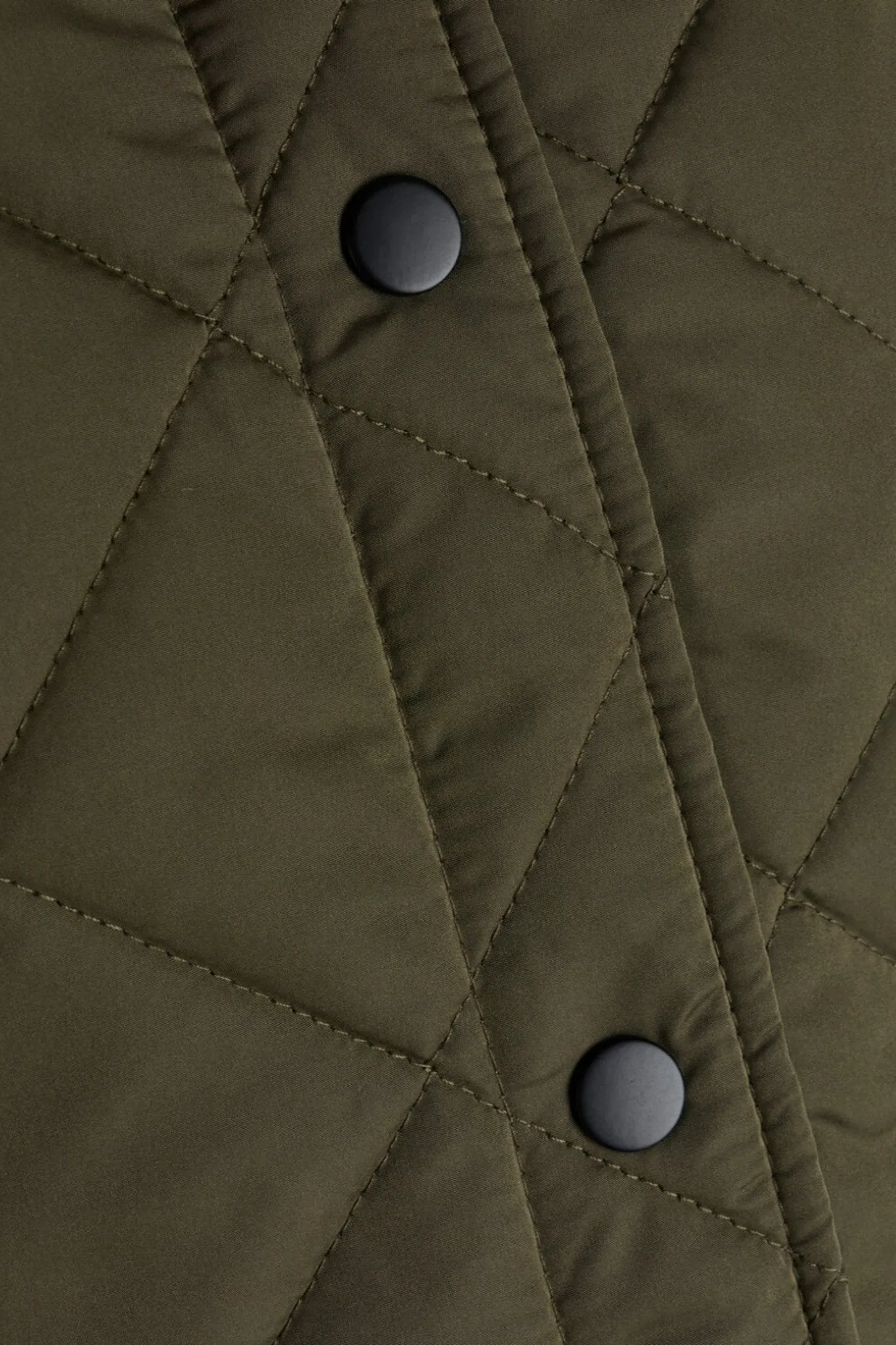 Daisy Short Quilt Vest - Khaki