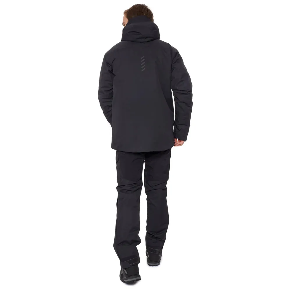 FHM Guard Insulated Winter Fishing Suit 20000 mm Black Jacket Black Pants