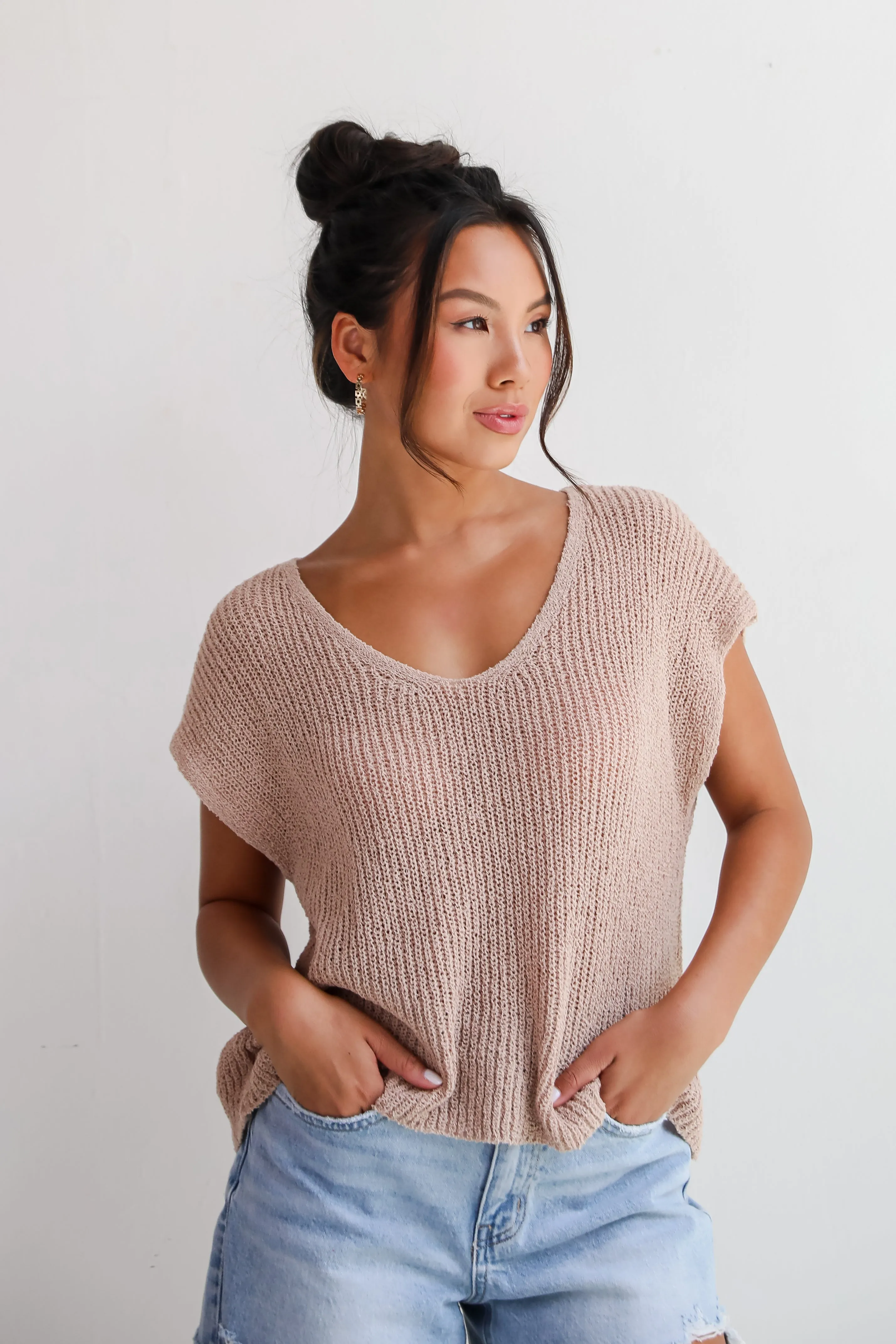 FINAL SALE - Cool Vibes Lightweight Knit Top