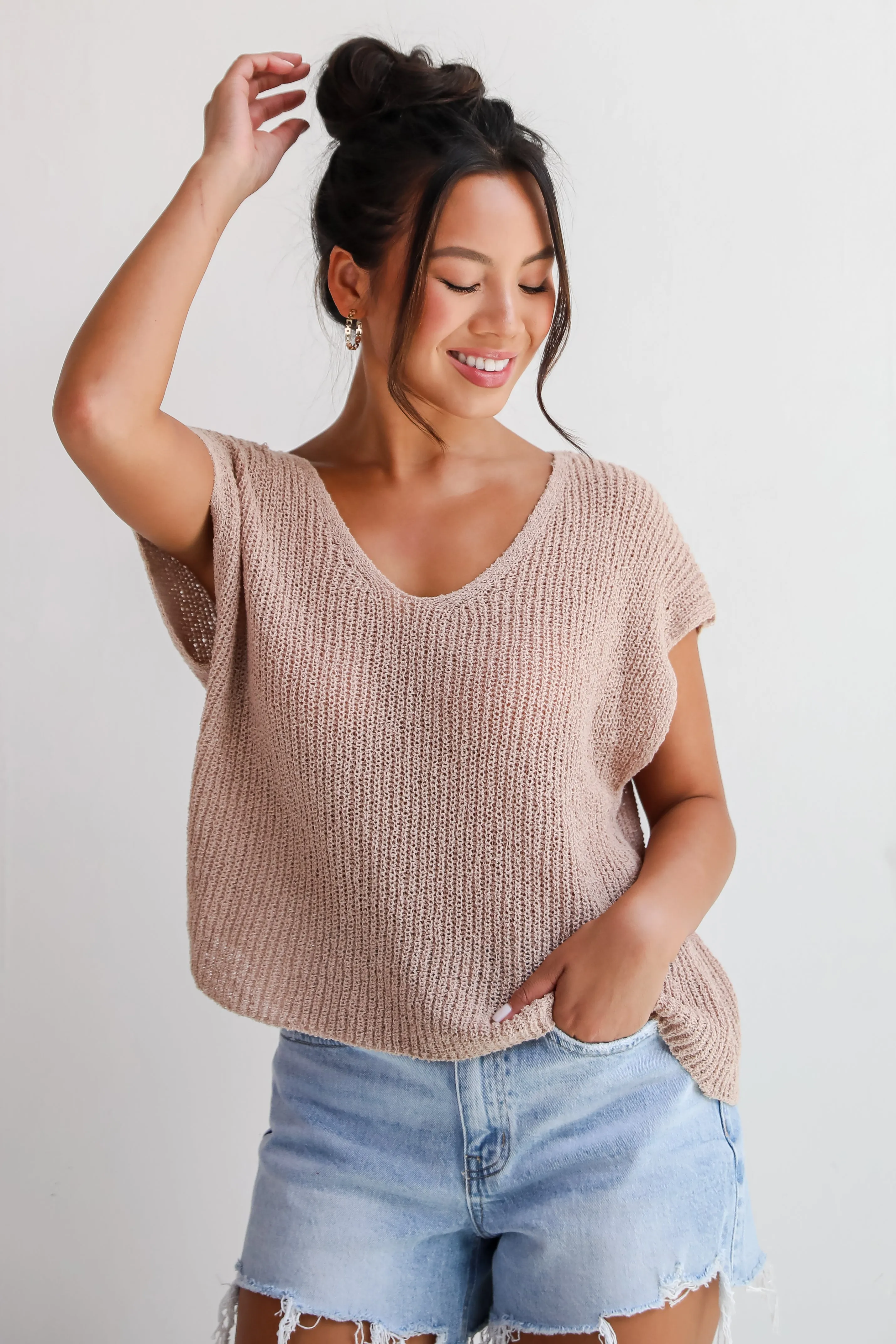 FINAL SALE - Cool Vibes Lightweight Knit Top