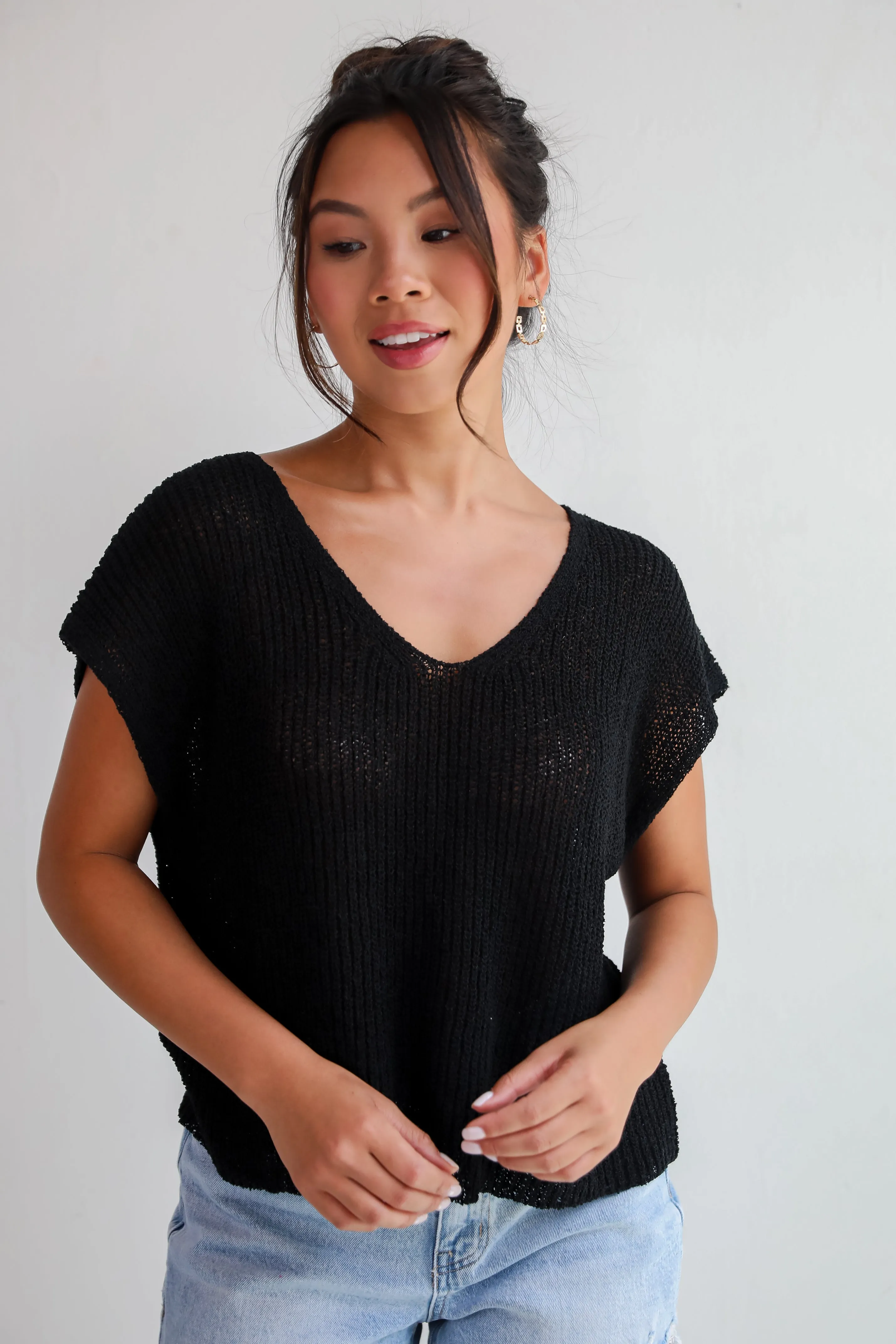 FINAL SALE - Cool Vibes Lightweight Knit Top