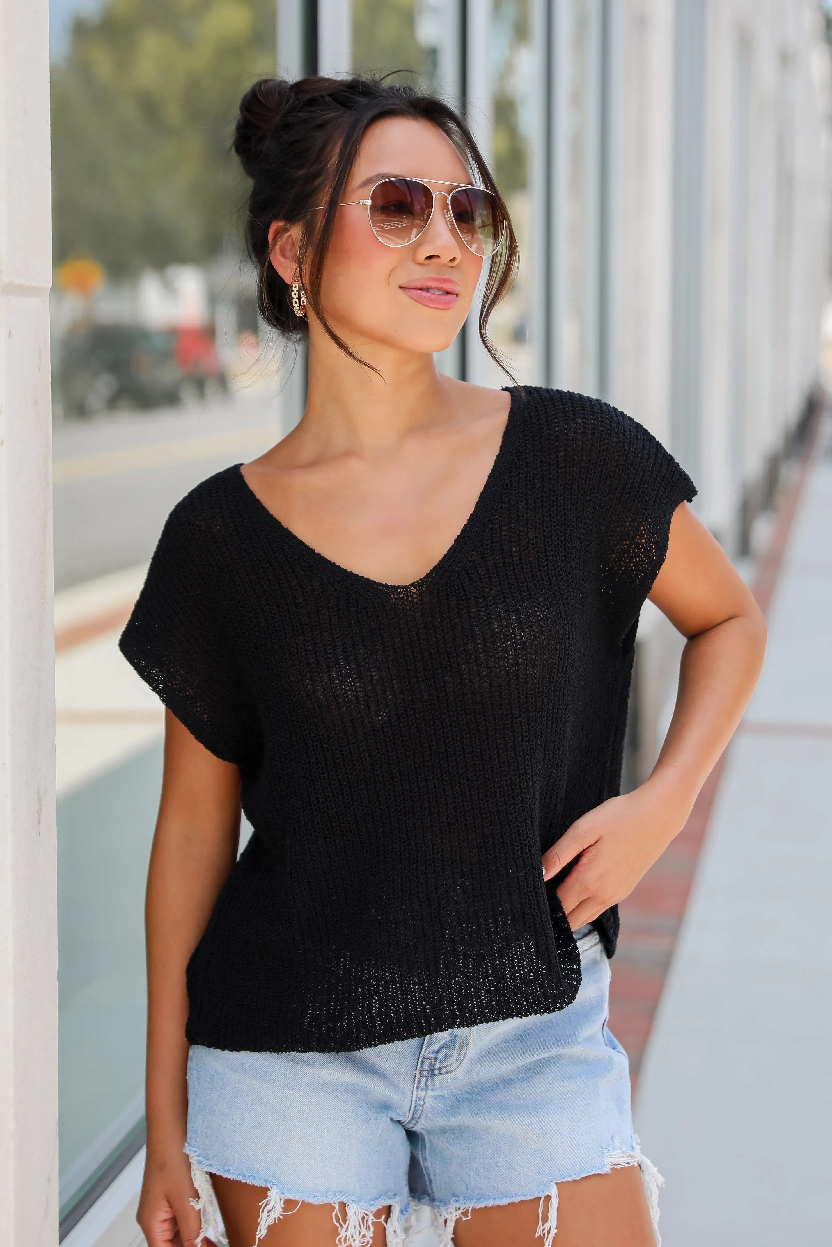 FINAL SALE - Cool Vibes Lightweight Knit Top