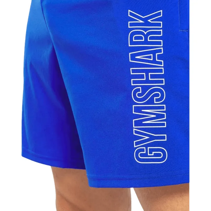 Gymshark Men's Arrival 7" Graphic Shorts - Sports Blue