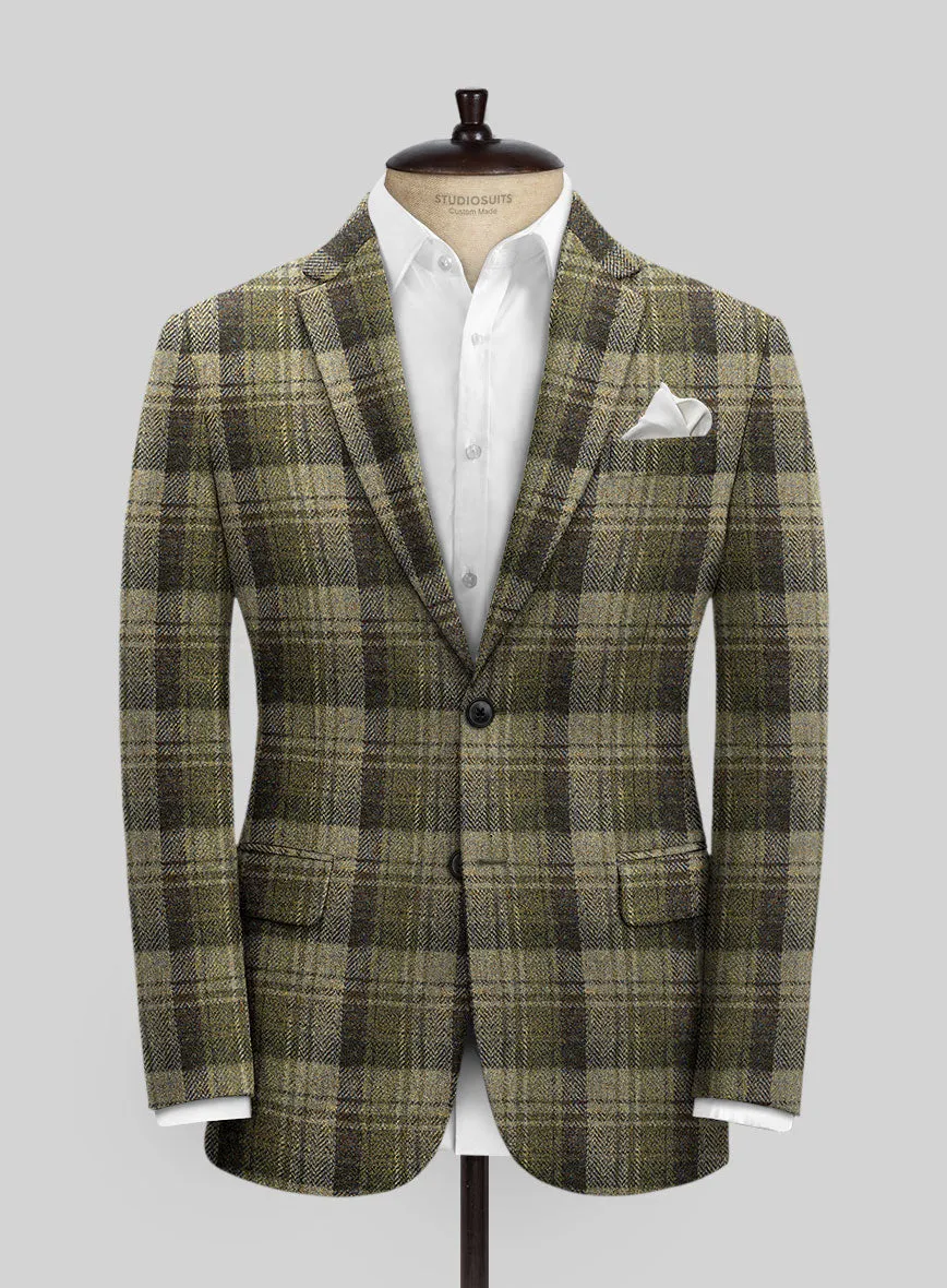 Harris Tweed Green Tartan Suit