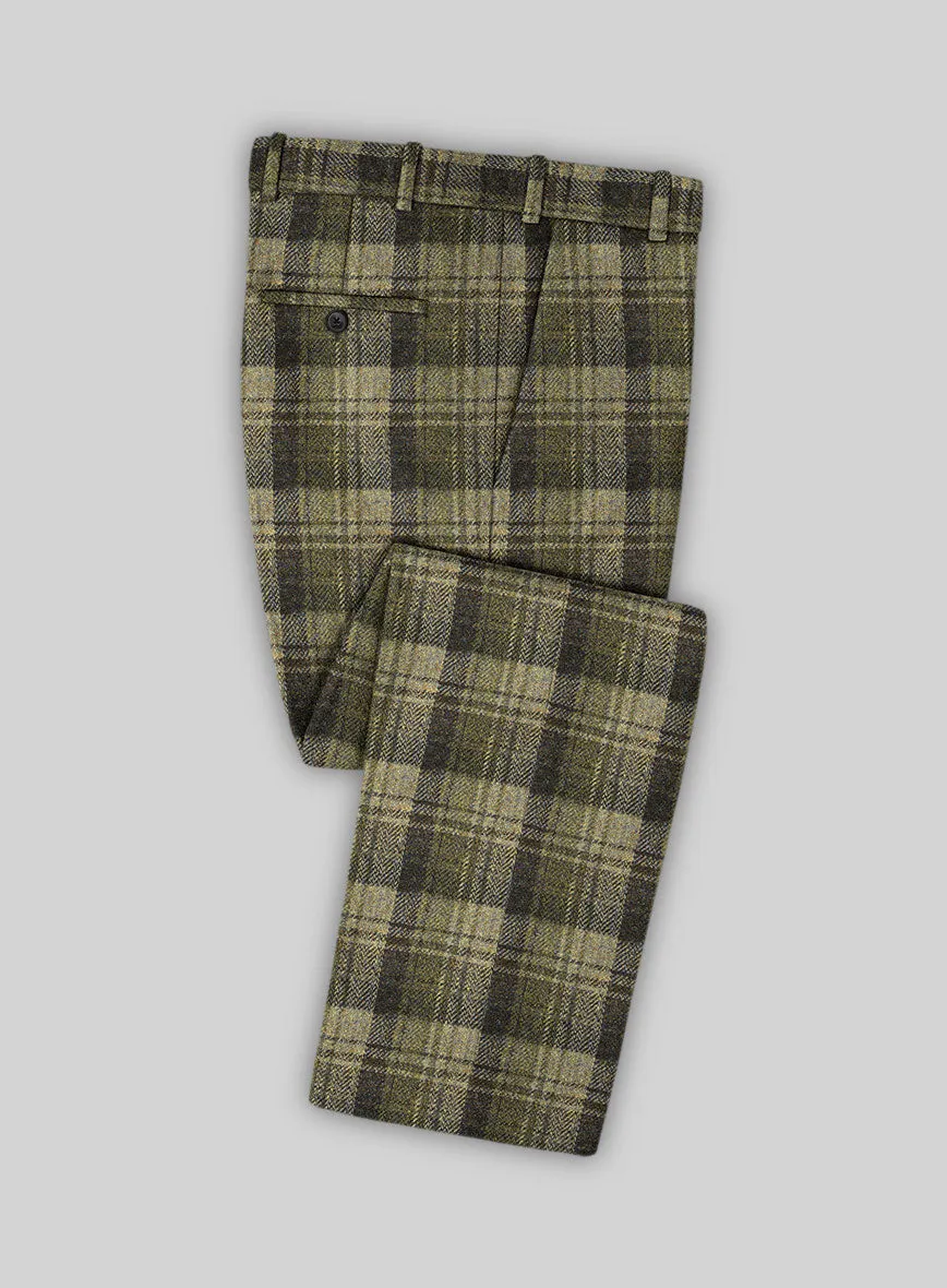 Harris Tweed Green Tartan Suit