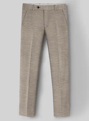 Italian Wool Linen Silk Lycra Erasmo Pants