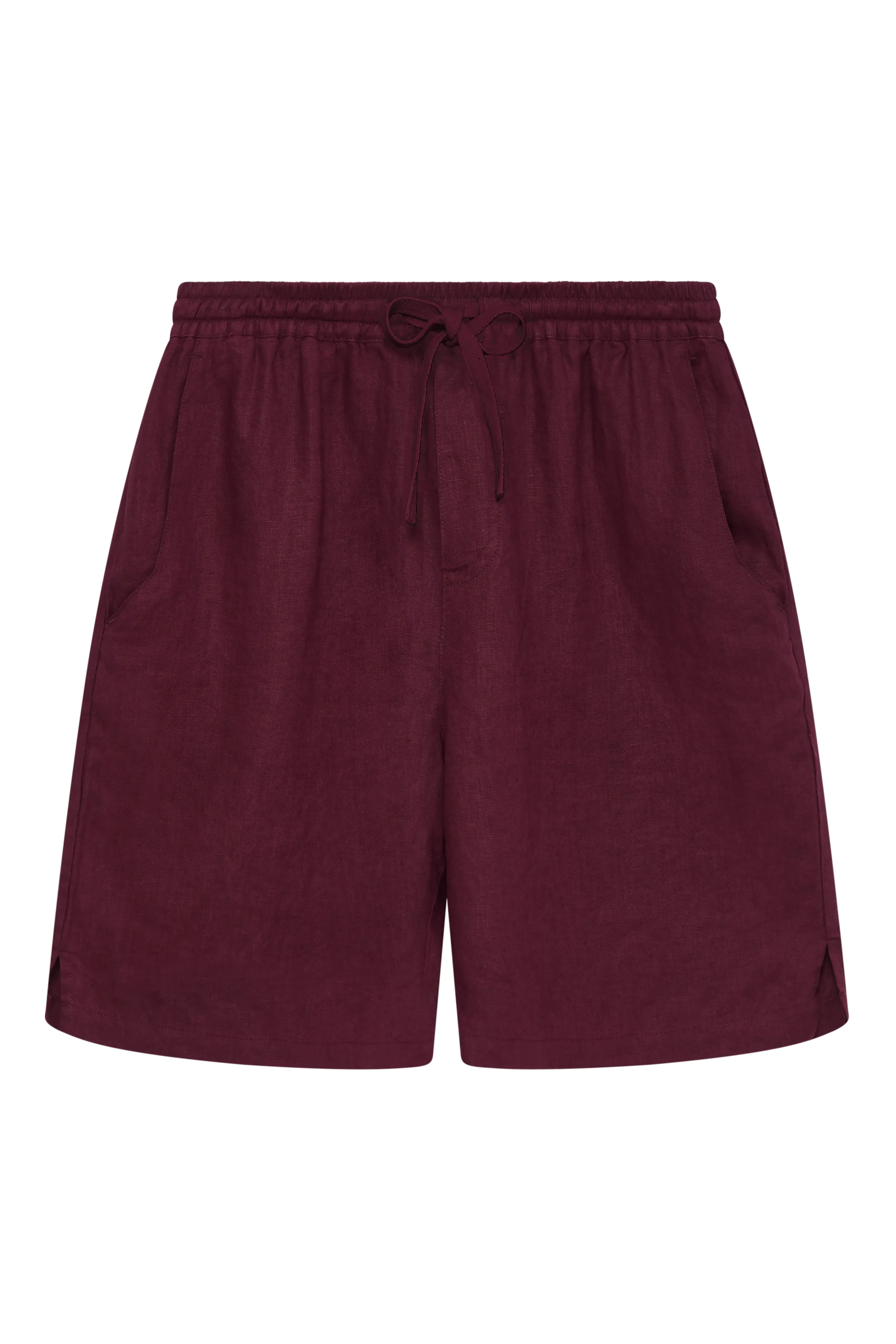 Jerry Men's Linen Shorts | Berry