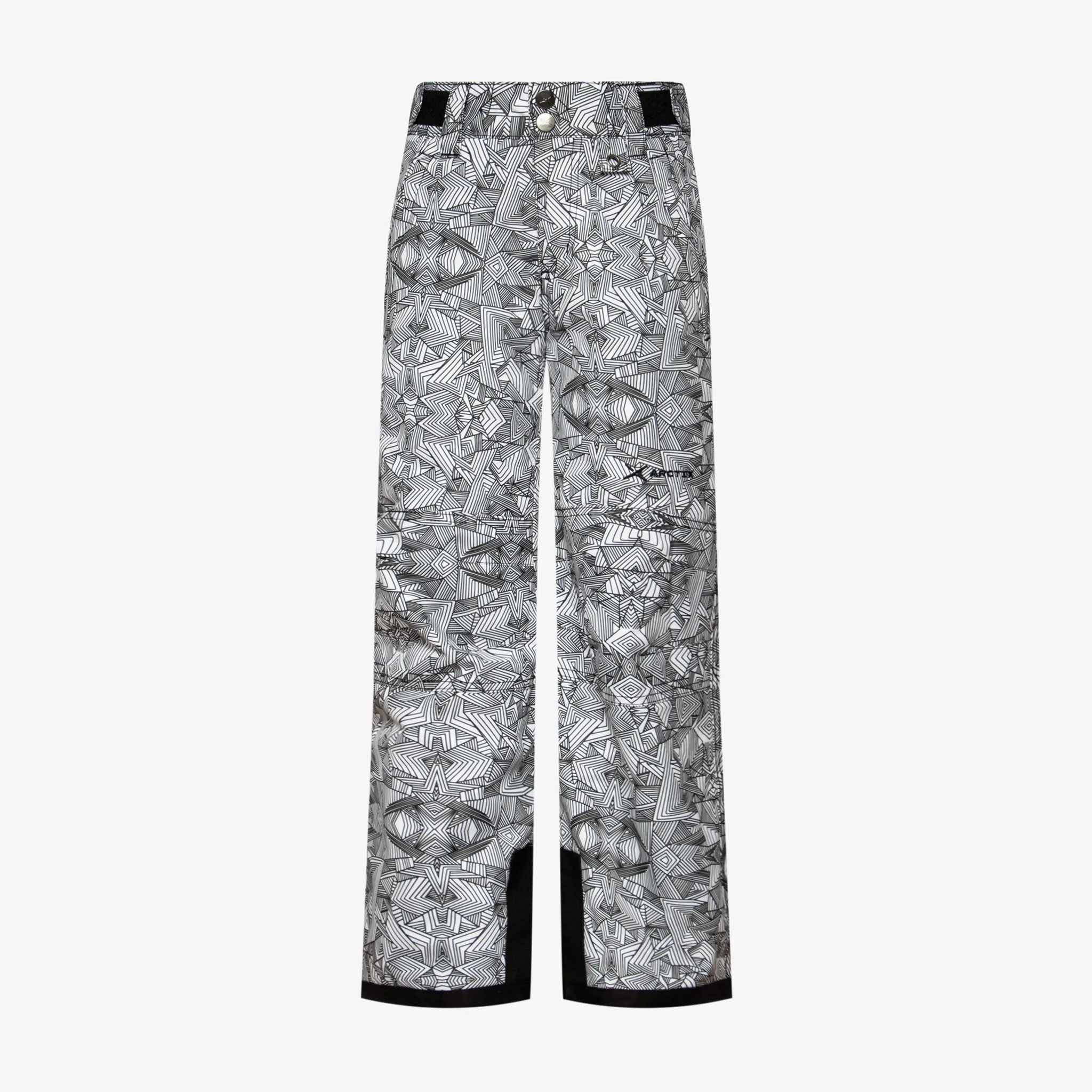 Kids Camo Snow Pants with Reinforced Knees and Seat