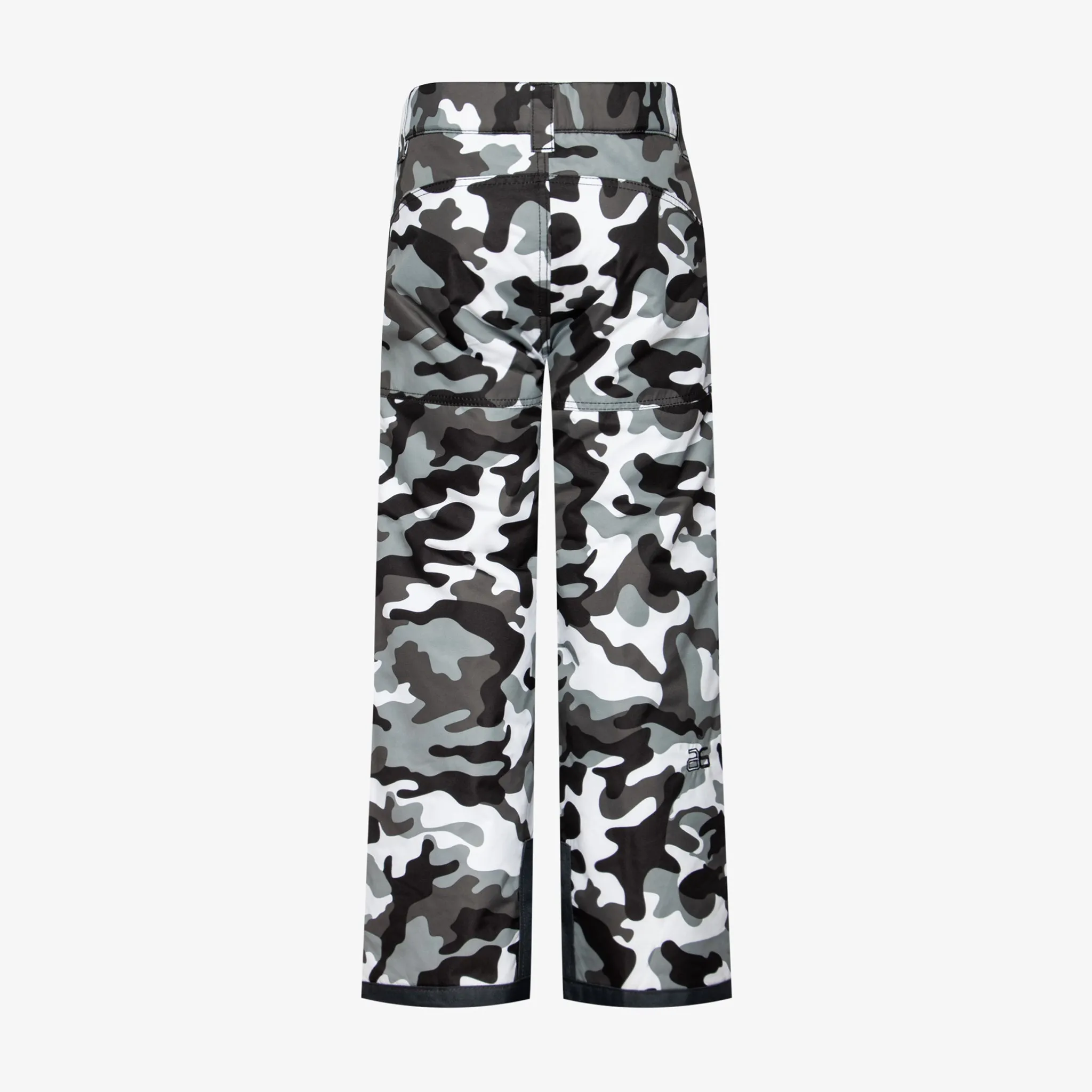 Kids Camo Snow Pants with Reinforced Knees and Seat