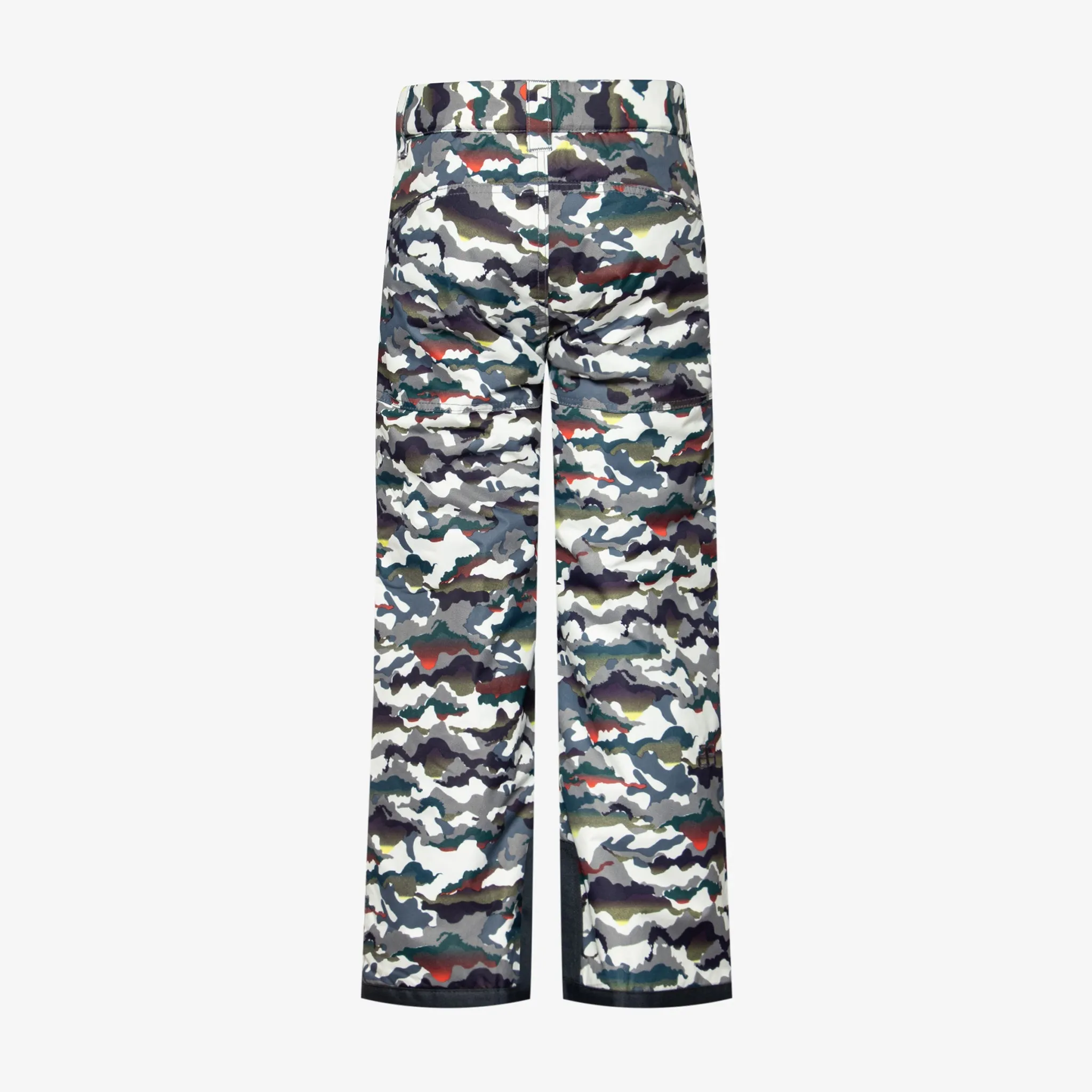 Kids Camo Snow Pants with Reinforced Knees and Seat