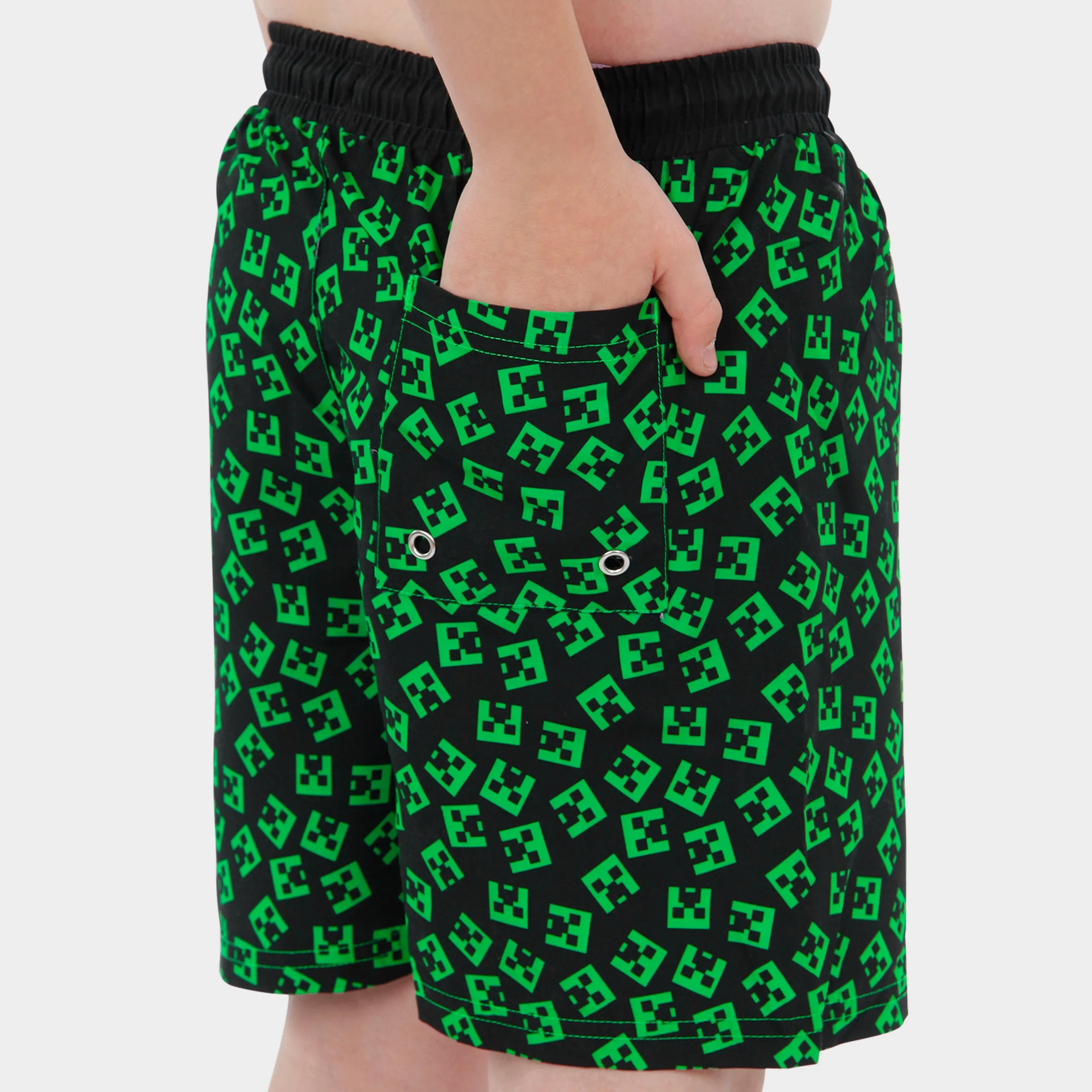 Kids Minecraft Swim Shorts