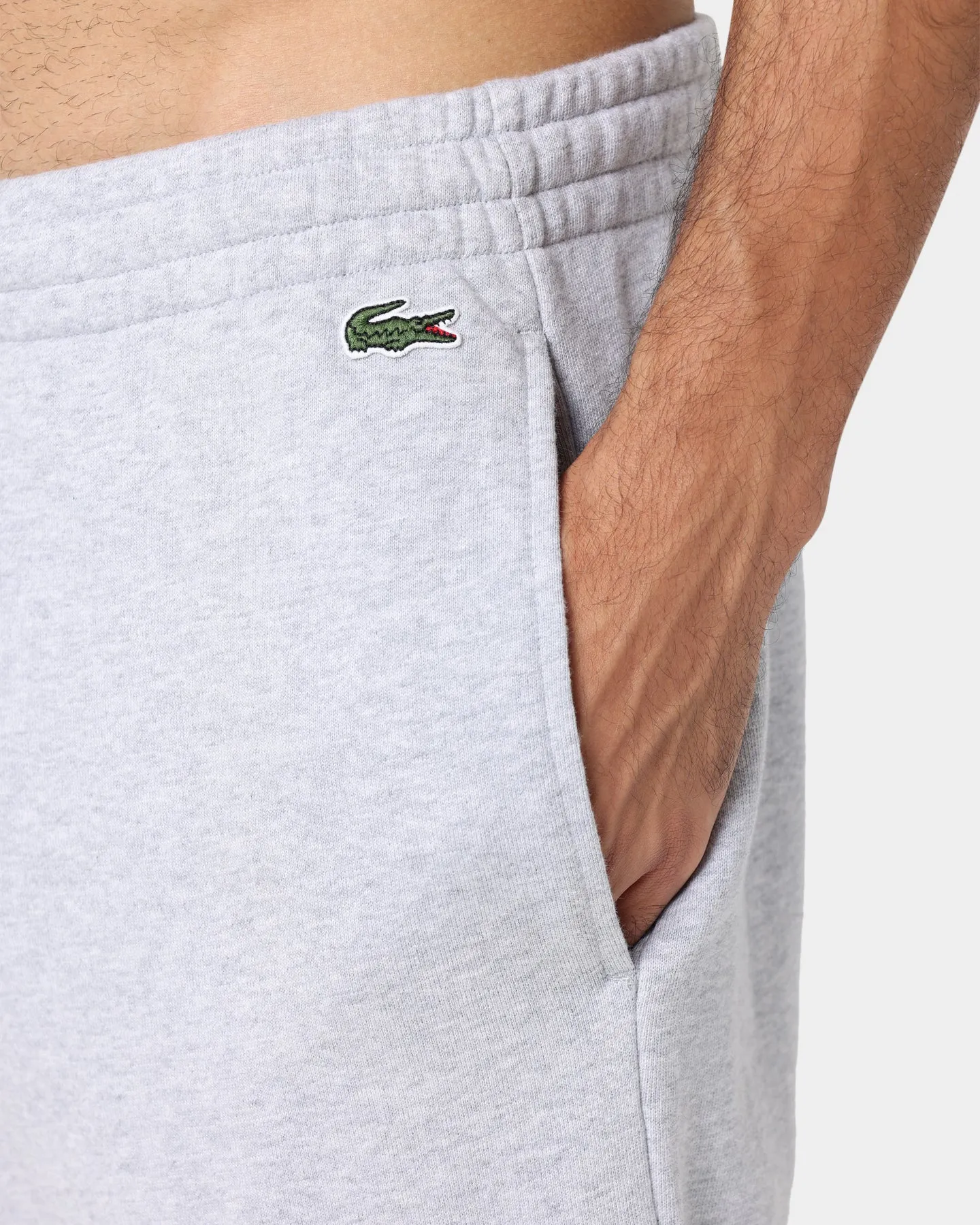 Lacoste Lifestyle Croc Logo Track Pants Silver Chine