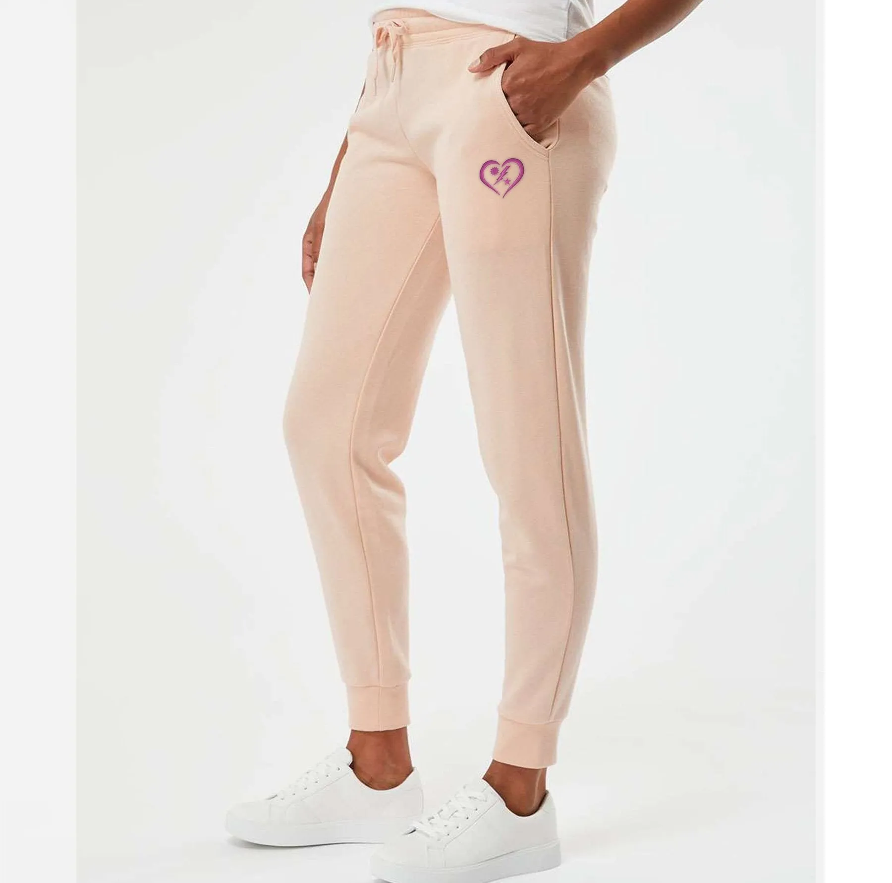 Ladies DUI Heart Sweat Pants