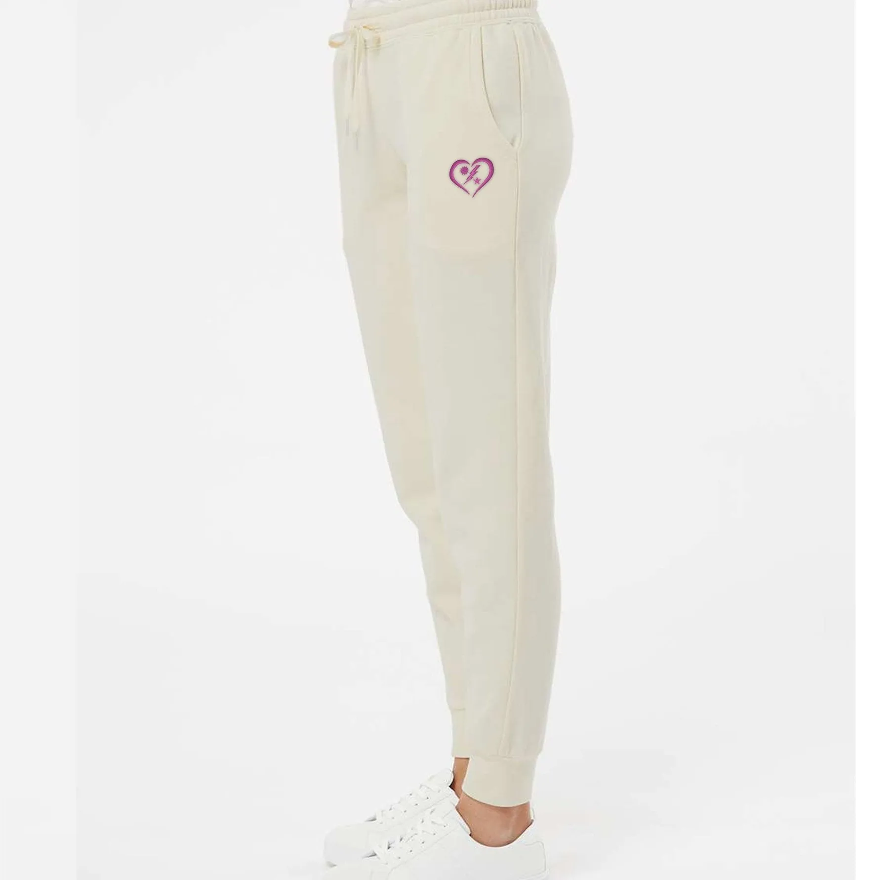 Ladies DUI Heart Sweat Pants