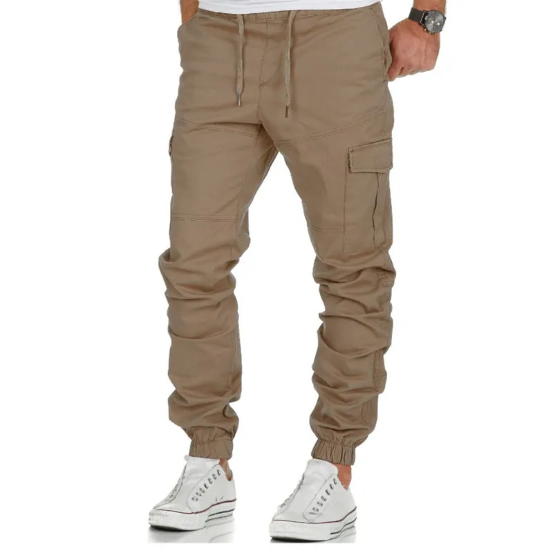 Land of Nostalgia Men's Cargo Pants Overalls Jogger with Side Pocket by Land of Nostalgia