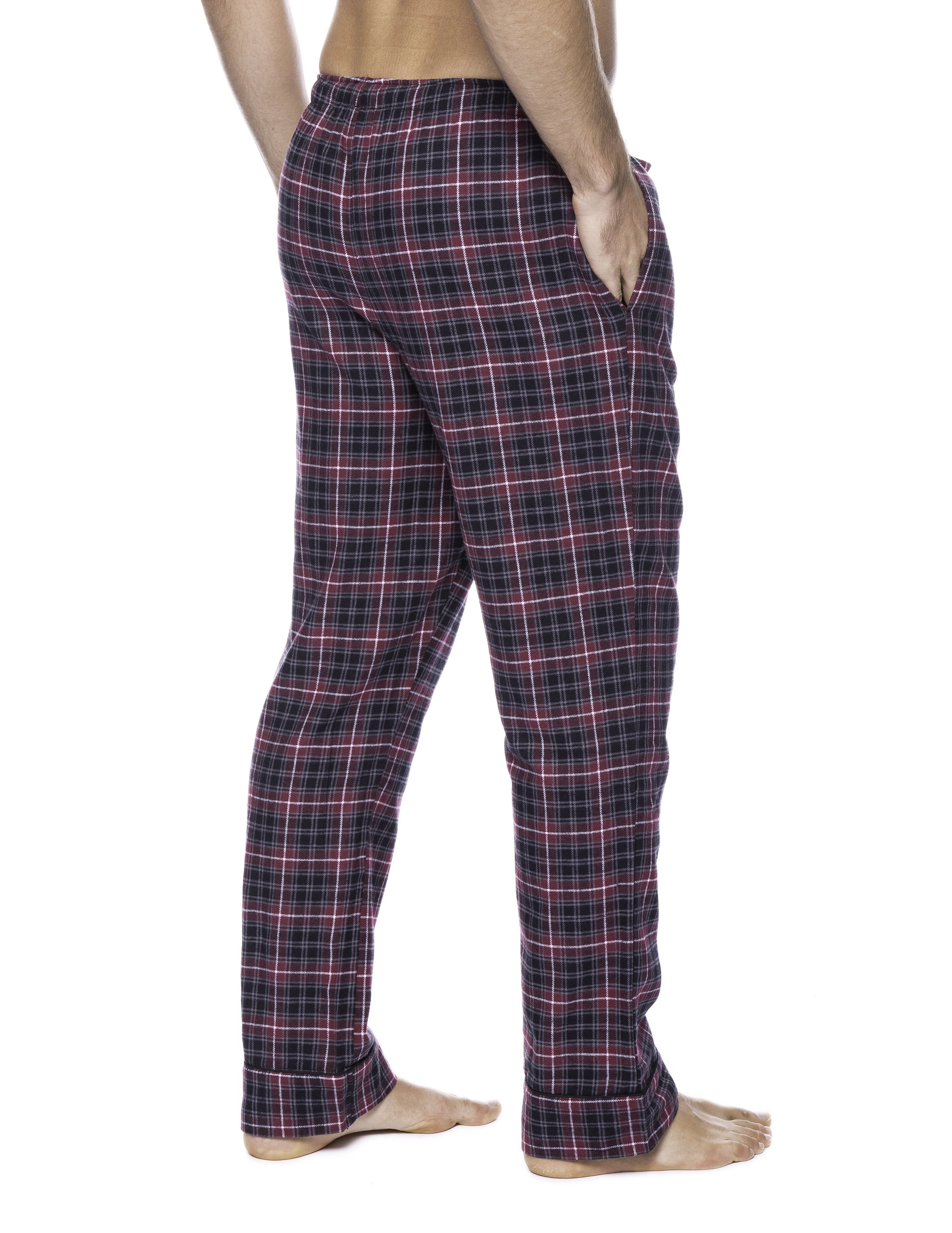 Mens 100% Cotton Flannel Lounge Pants