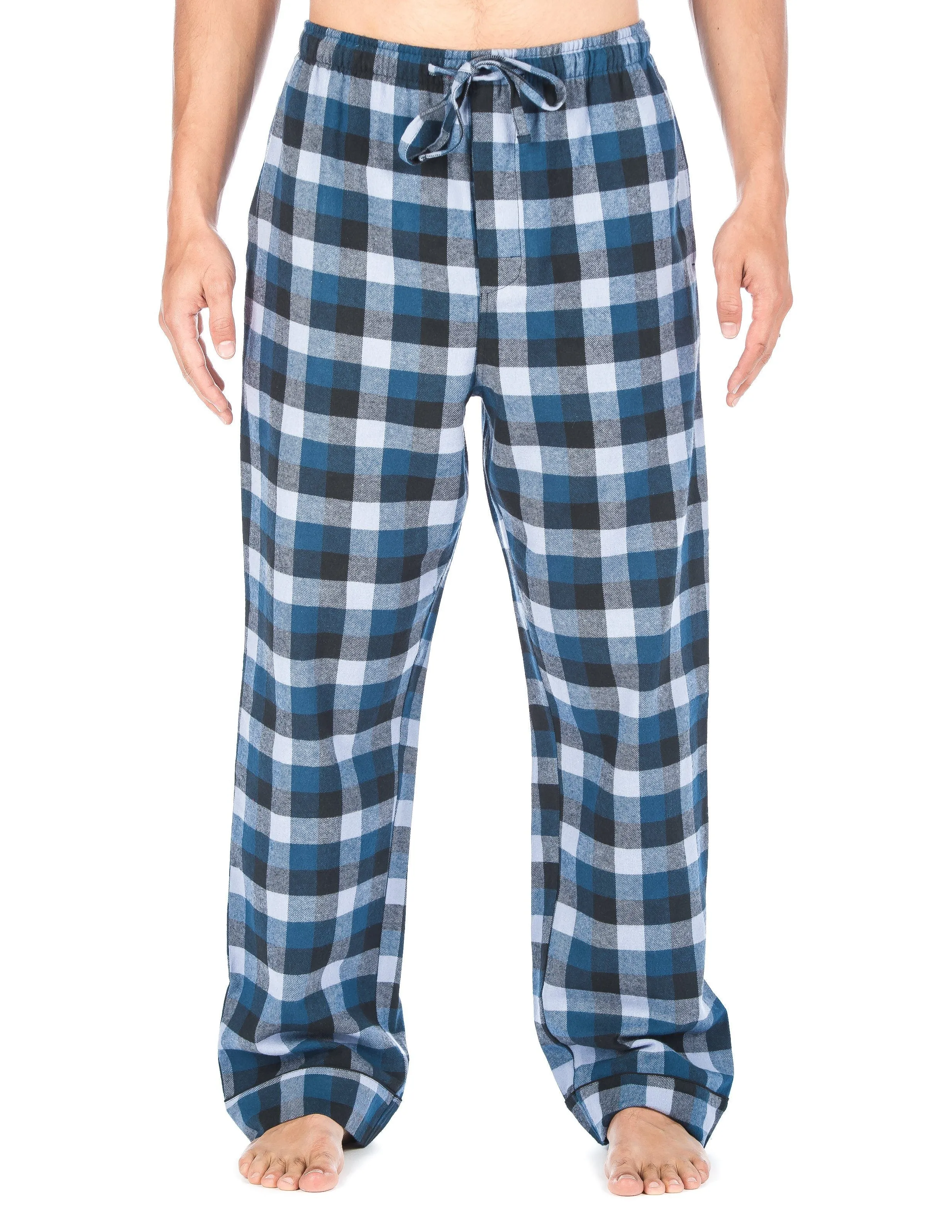 Mens 100% Cotton Flannel Lounge Pants