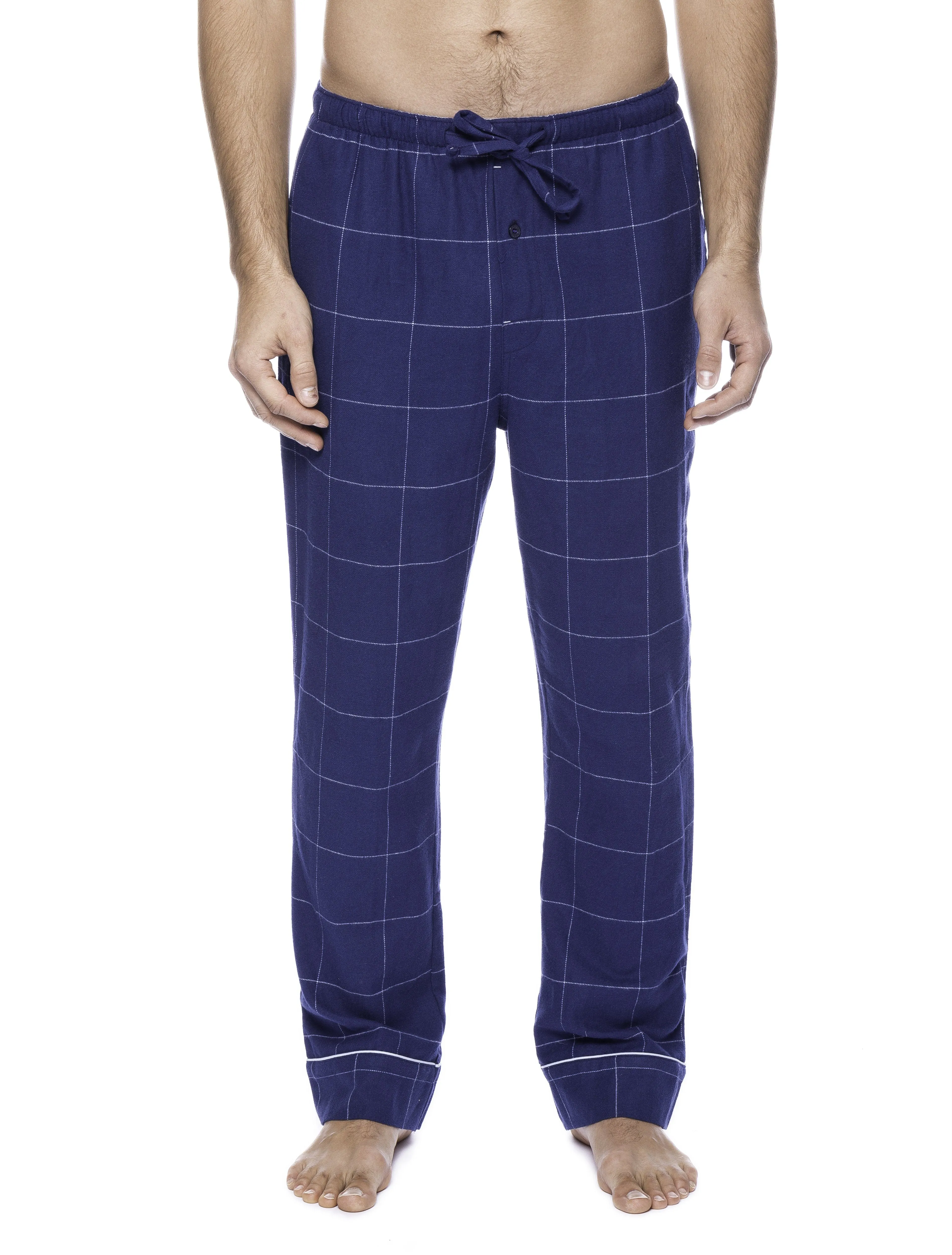 Mens 100% Cotton Flannel Lounge Pants