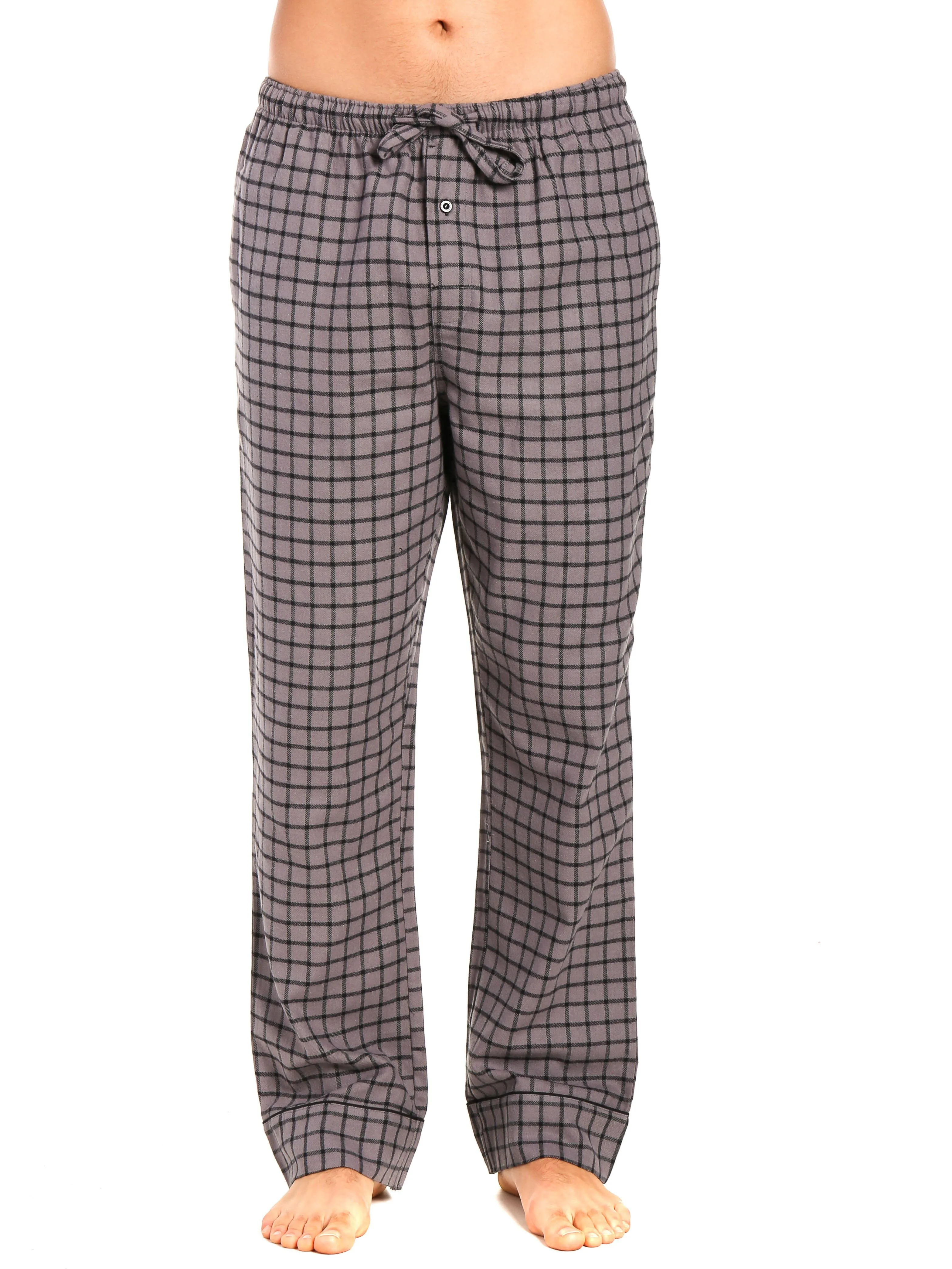 Mens 100% Cotton Flannel Lounge Pants