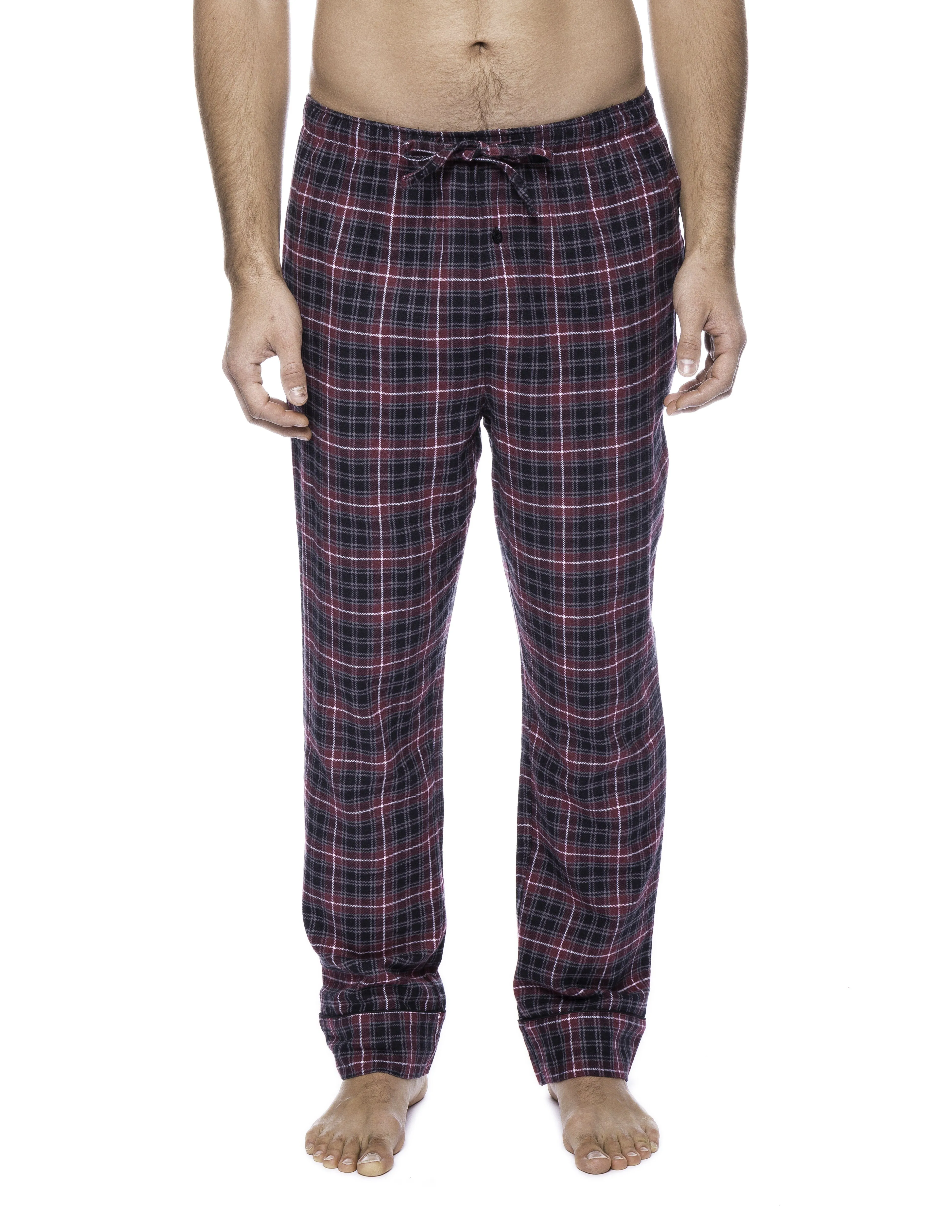 Mens 100% Cotton Flannel Lounge Pants