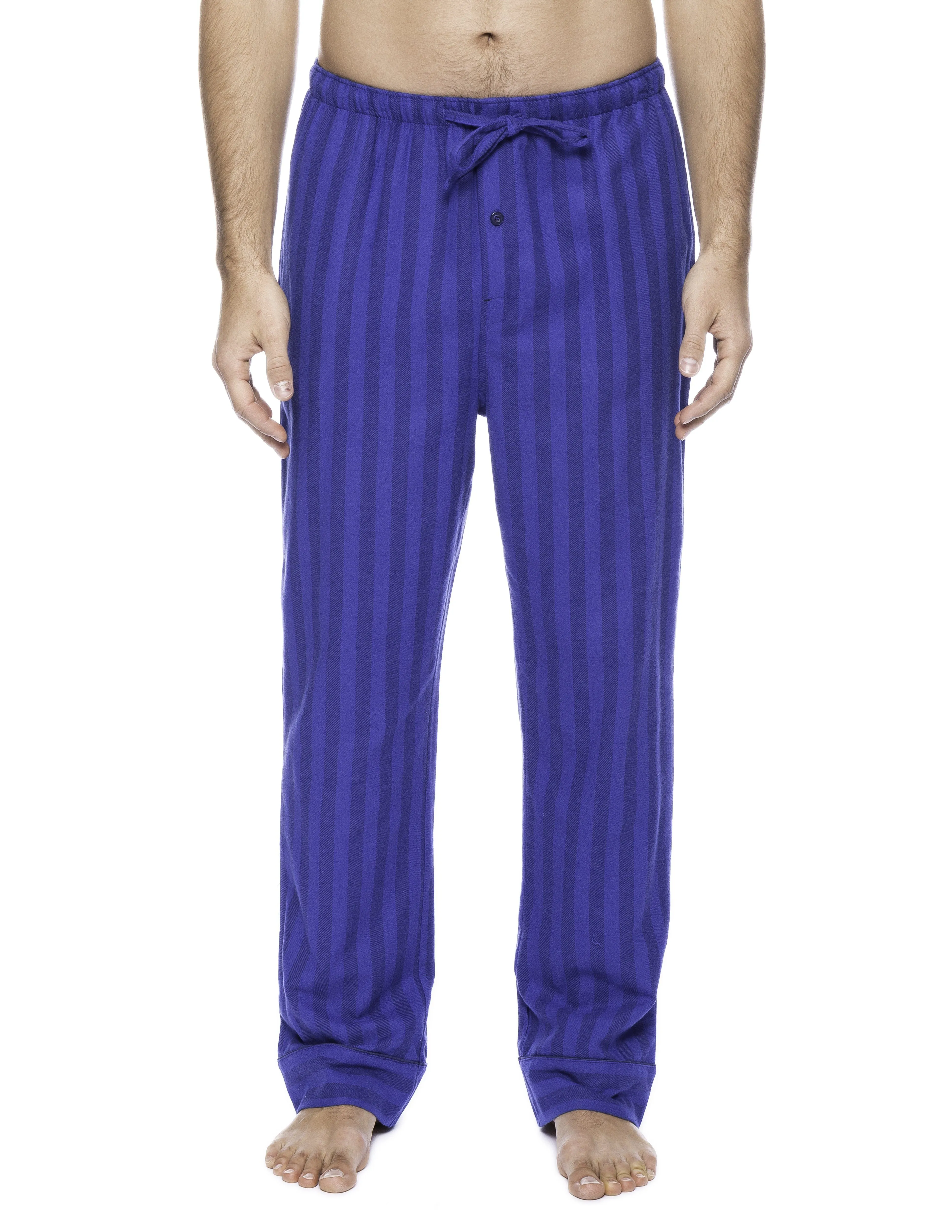 Mens 100% Cotton Flannel Lounge Pants