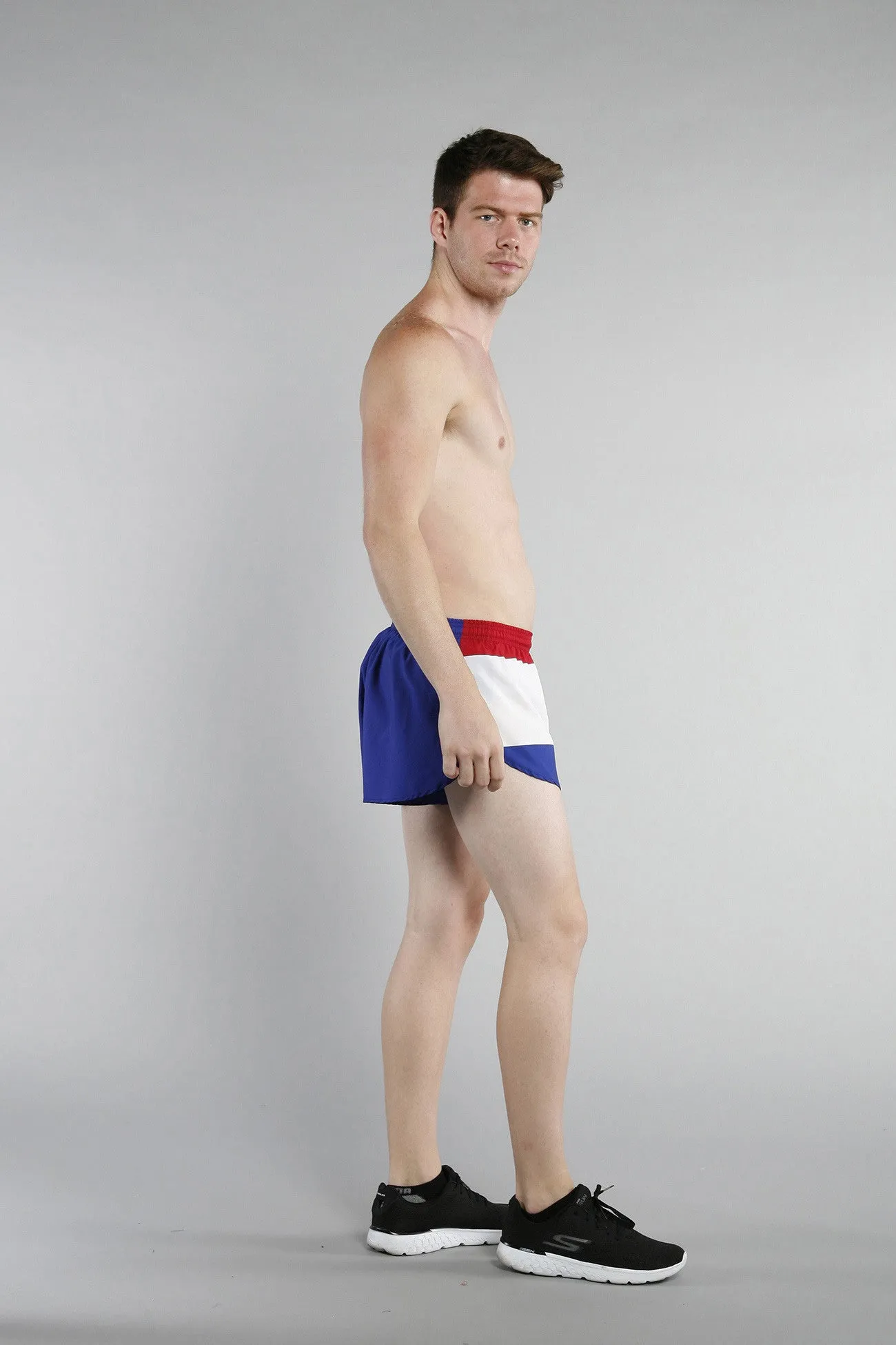 Men's Flag 1" Elite Split Shorts [N] - Netherlands