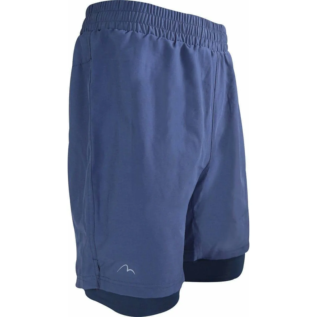 More Mile Core 2 In 1 Mens Running Shorts - Blue