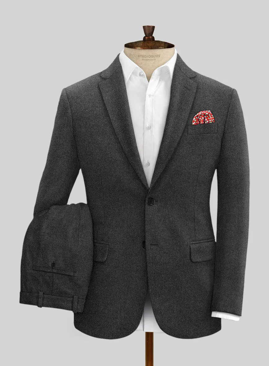 Naples Charcoal Tweed Suit