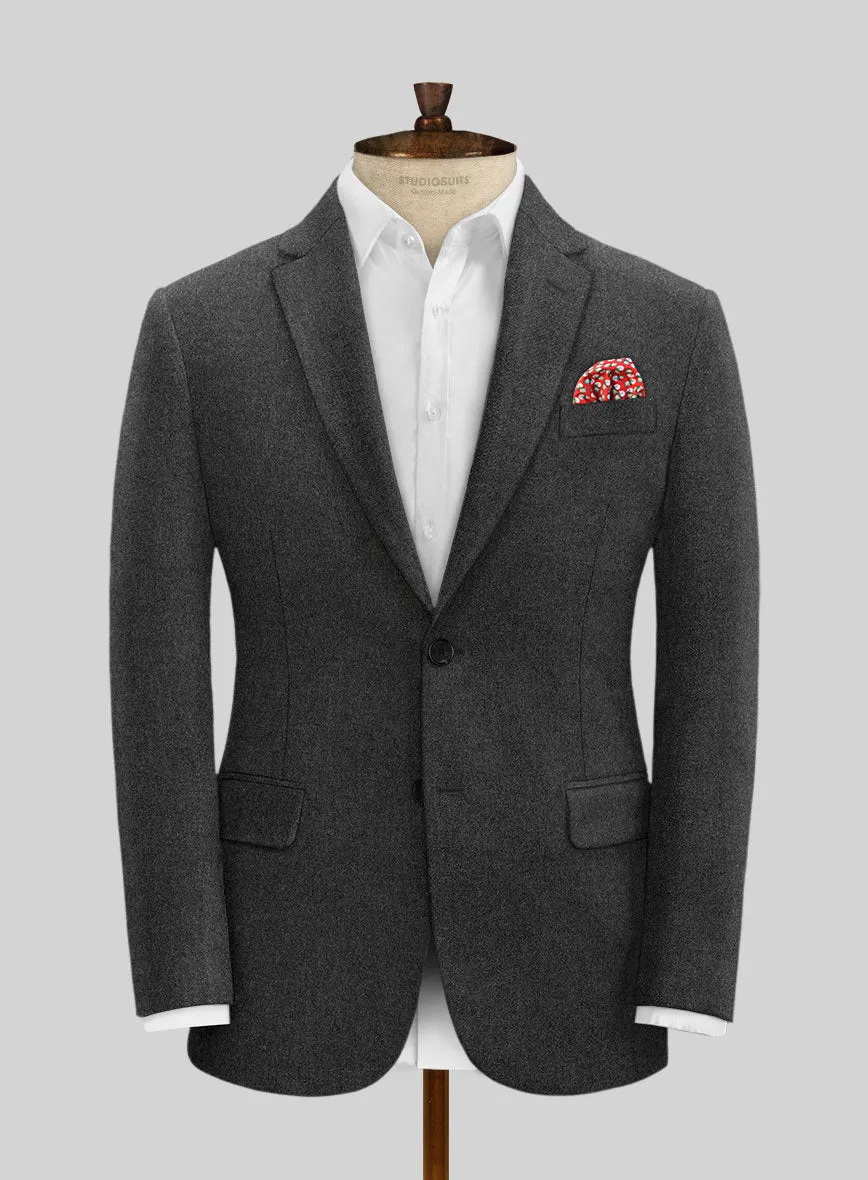 Naples Charcoal Tweed Suit