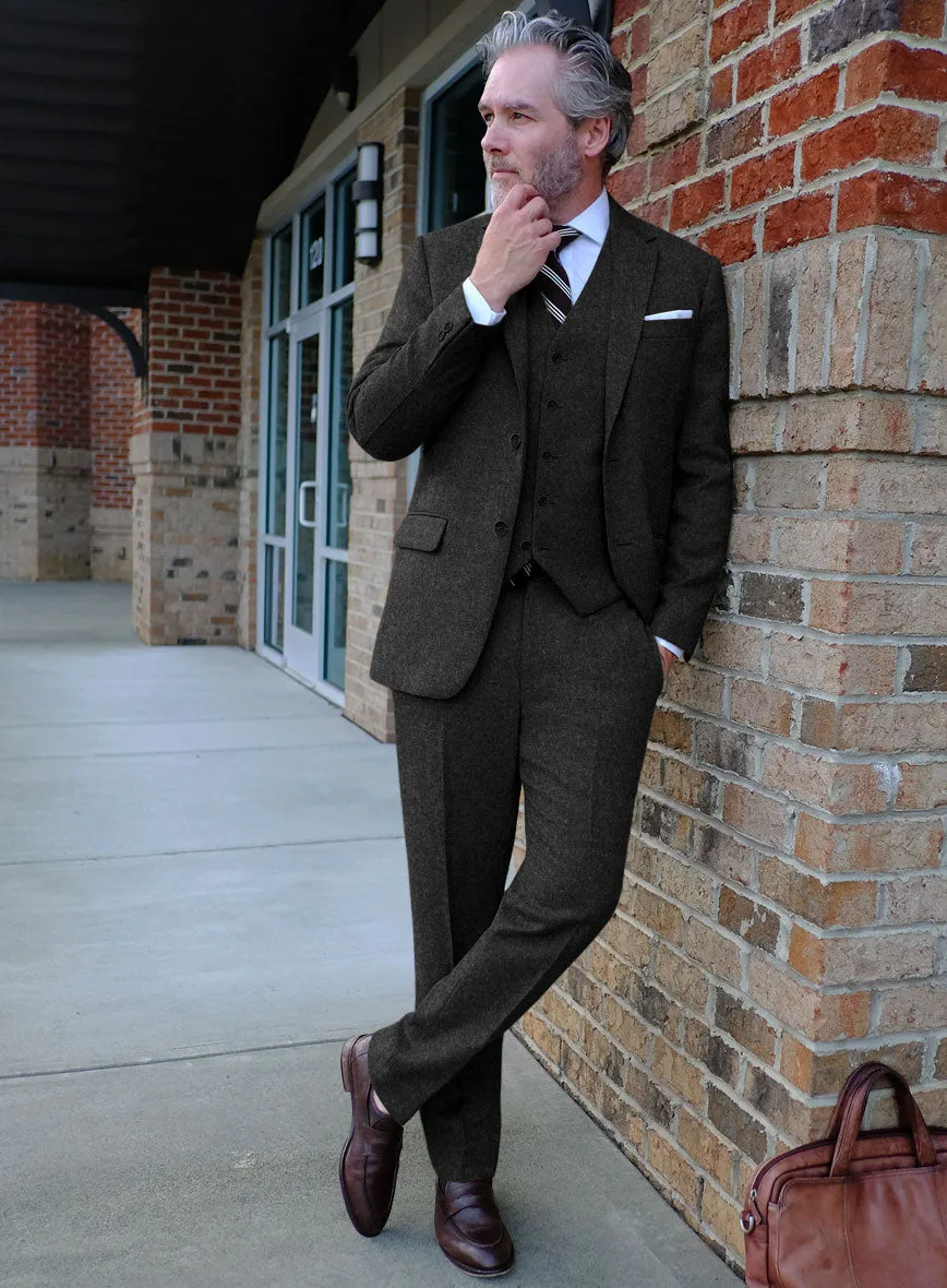 Naples Charcoal Tweed Suit