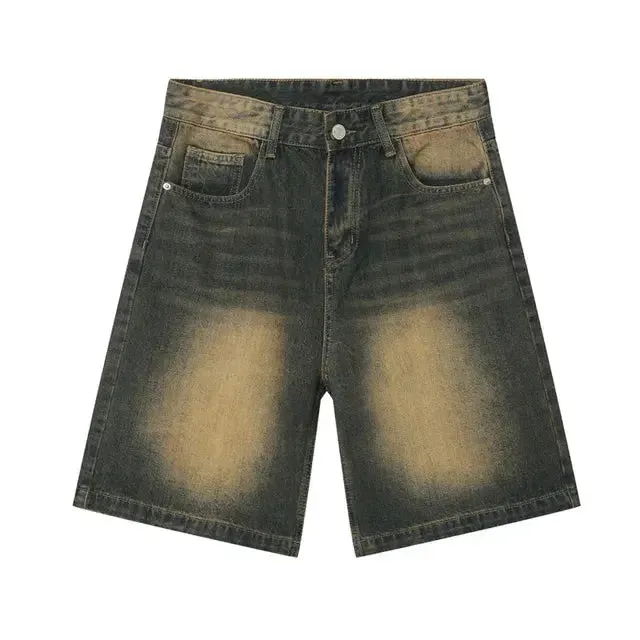 Navy Desert Wash Baggy Jorts