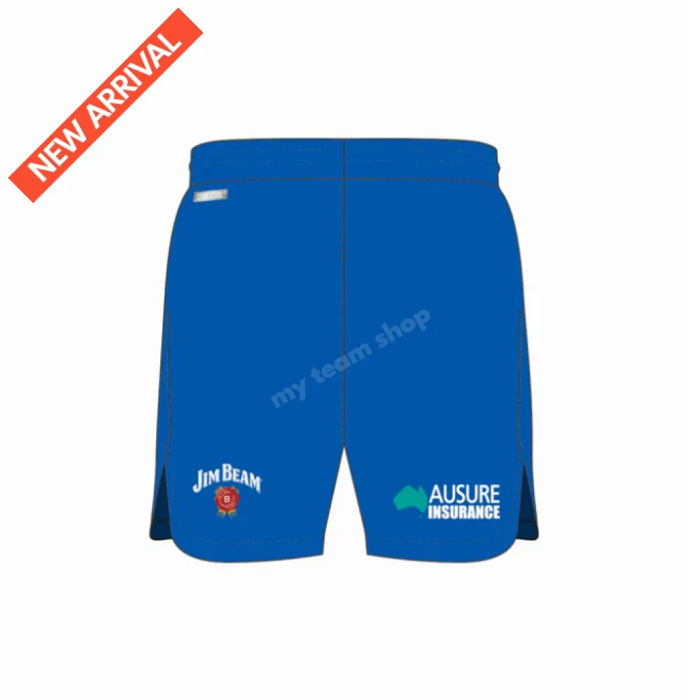 NEWCASTLE KNIGHTS 2025 NRL GYM SHORTS