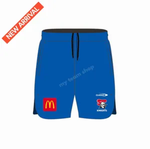 NEWCASTLE KNIGHTS 2025 NRL GYM SHORTS